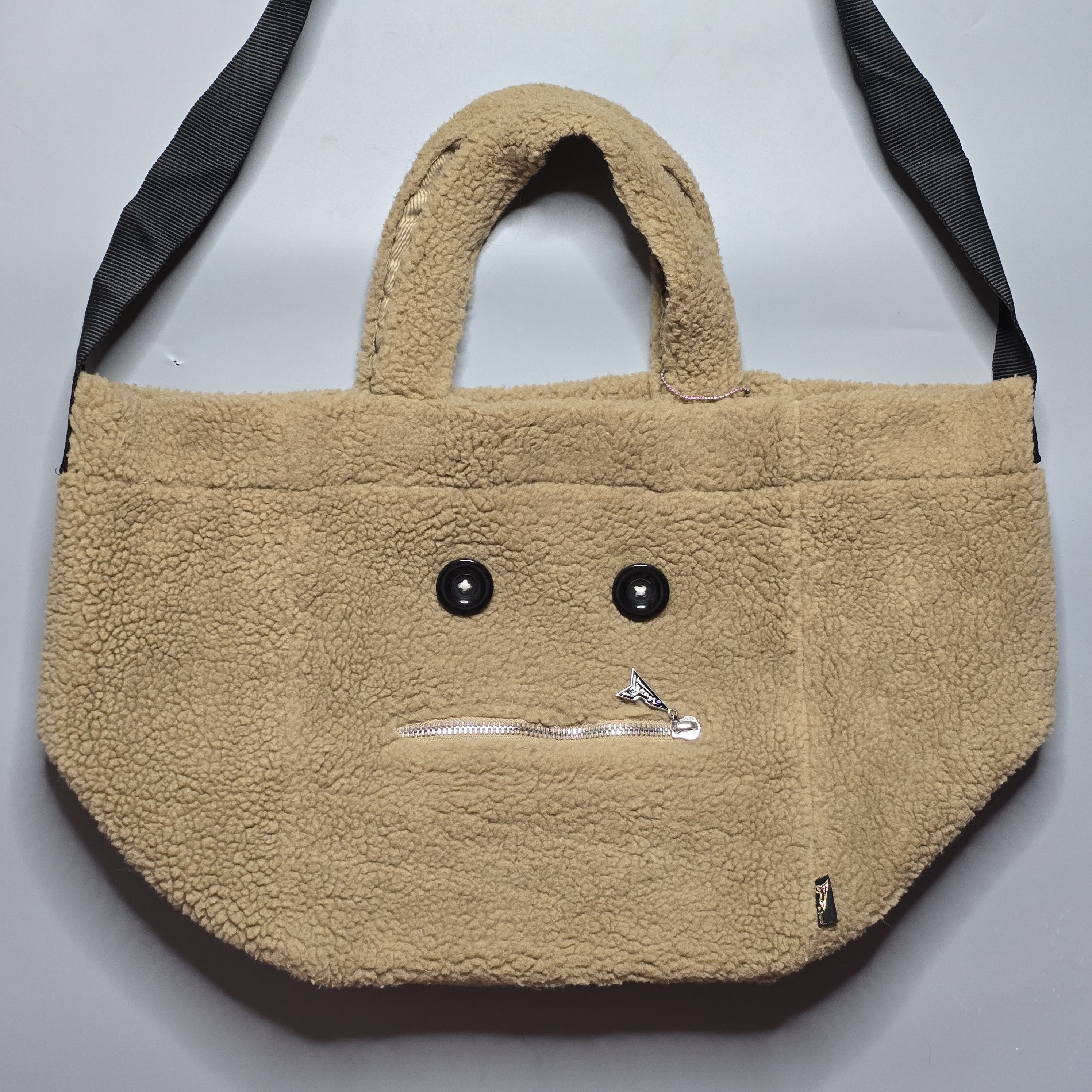 20471120 20471120 - Hyoma Face Fluffy 2-Way Bag Size ONE SIZE - 3 Thumbnail