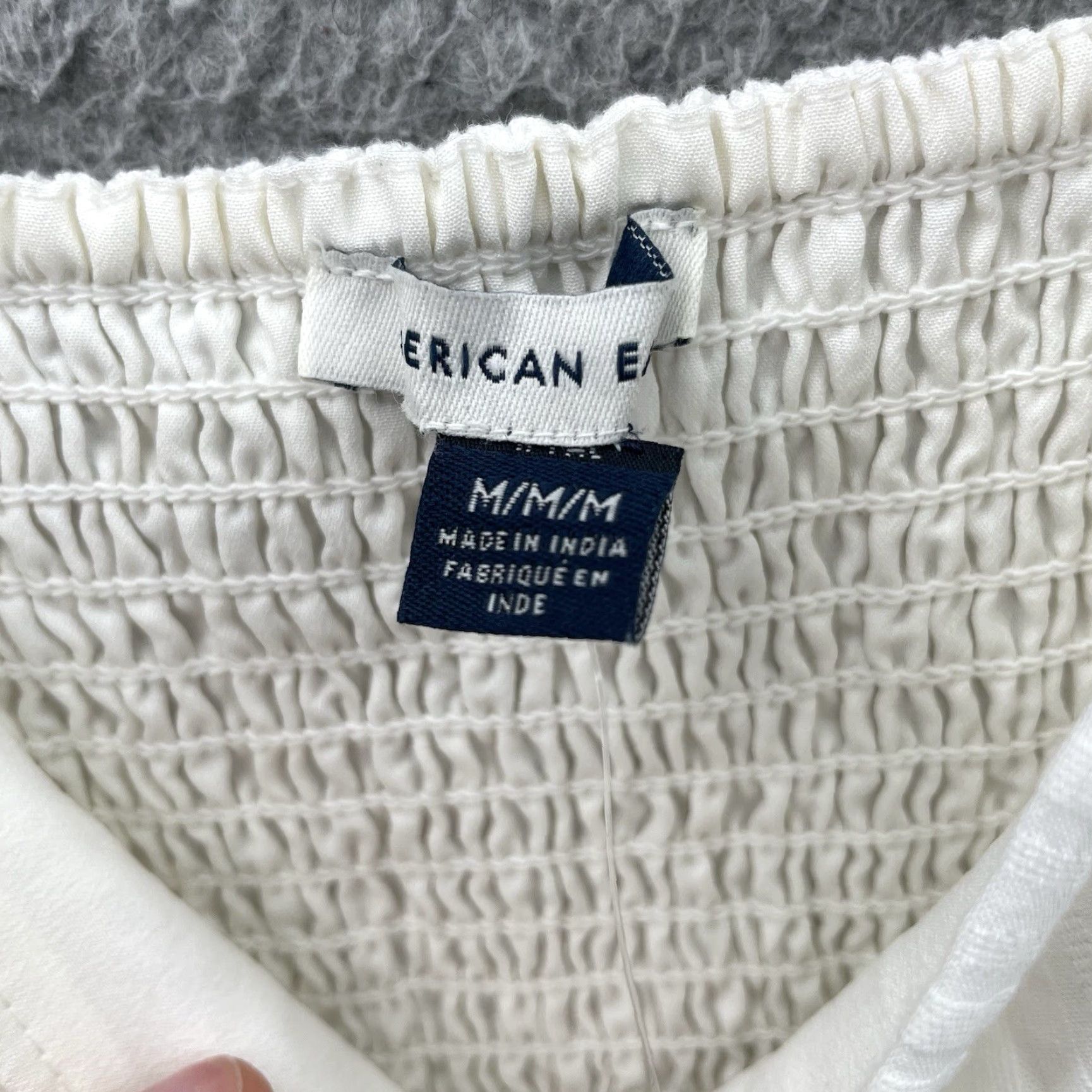 American Eagle Outfitters American Eagle Outfitters Top Womens Medium White Cottage Core Boho Coastal Chic Shirt Womens M White Cottage Core Boho Coastal Chic Size M / US 6-8 / IT 42-44 - 3 Thumbnail