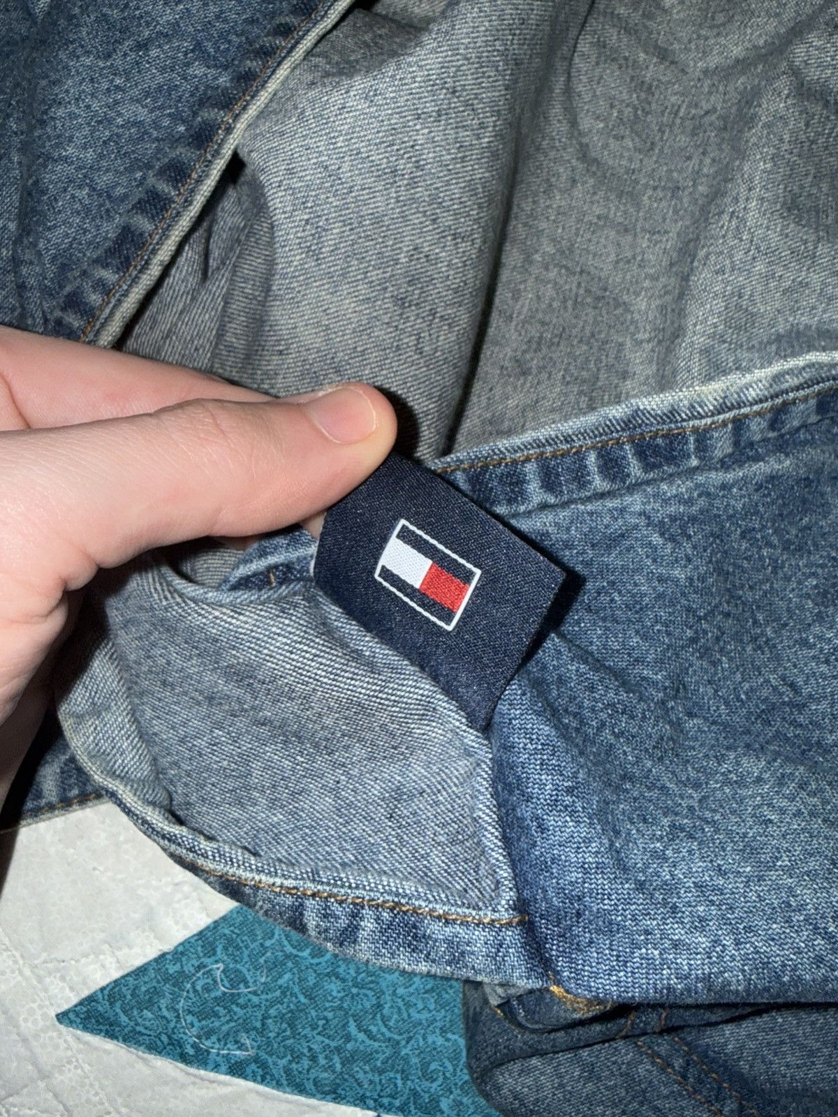 Tommy Hilfiger Denim Jean Pillow Case Size ONE SIZE - 4 Thumbnail
