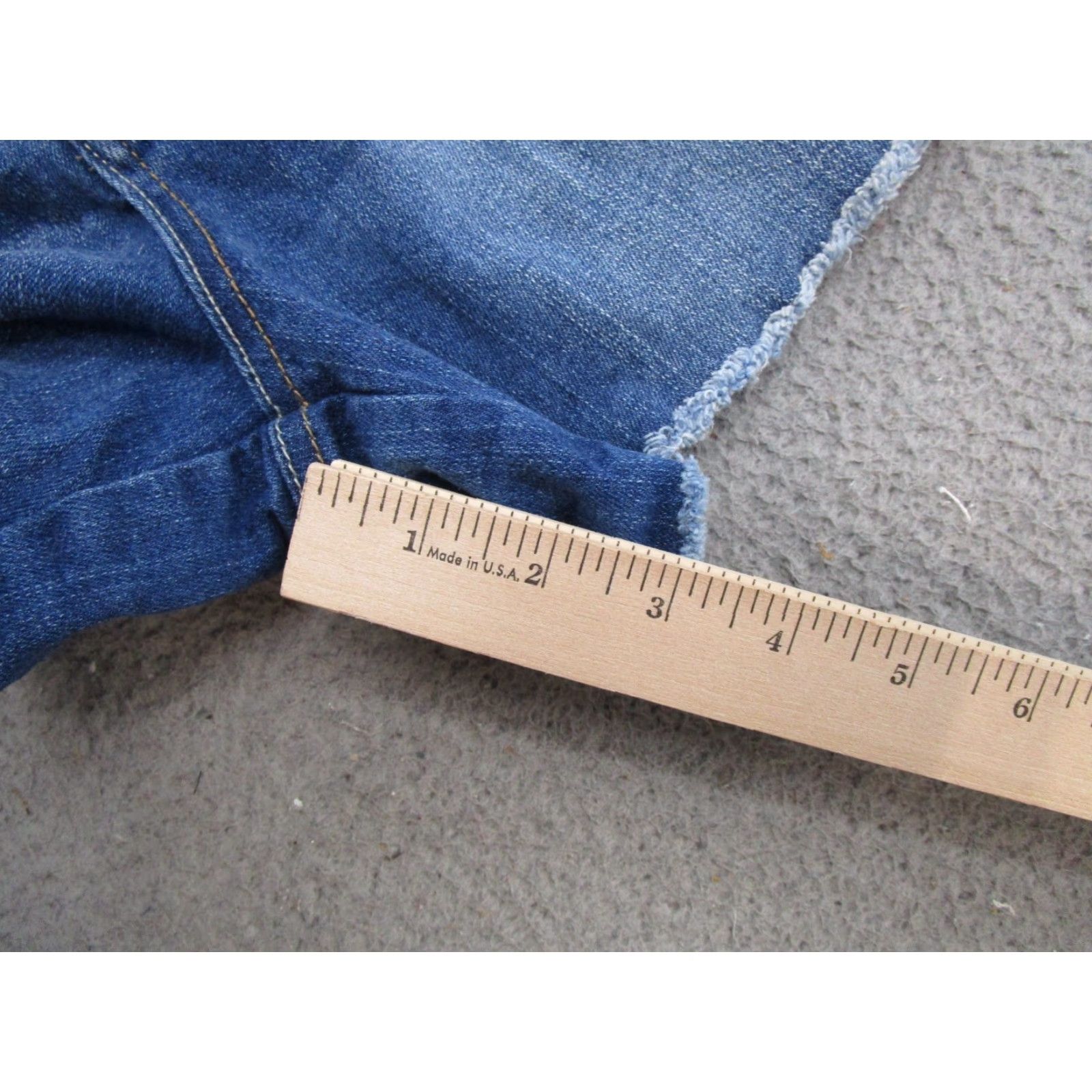 Vintage Maurice’s Button Fly Stretch Den​im Jeans Shorts Women's Size 4 Denim 5-Pocket Design Summer Women Modern High Rise Casual Size 27" / US 4 / IT 40 - 6 Thumbnail
