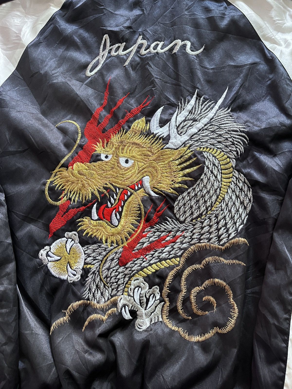 Japanese Brand JAPANESE SUKAJAN DRAGON JACKET 1990 Size US L / EU 52-54 / 3 - 7 Thumbnail