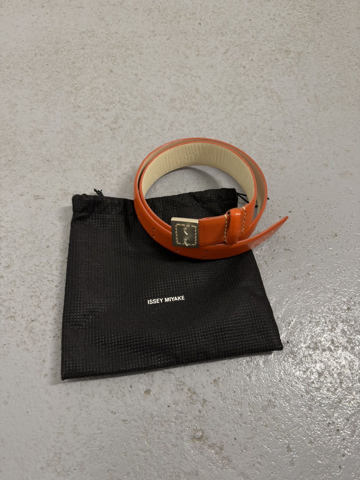 Issey Miyake Issey Miyake Leather Belt Size ONE SIZE - 2 Thumbnail