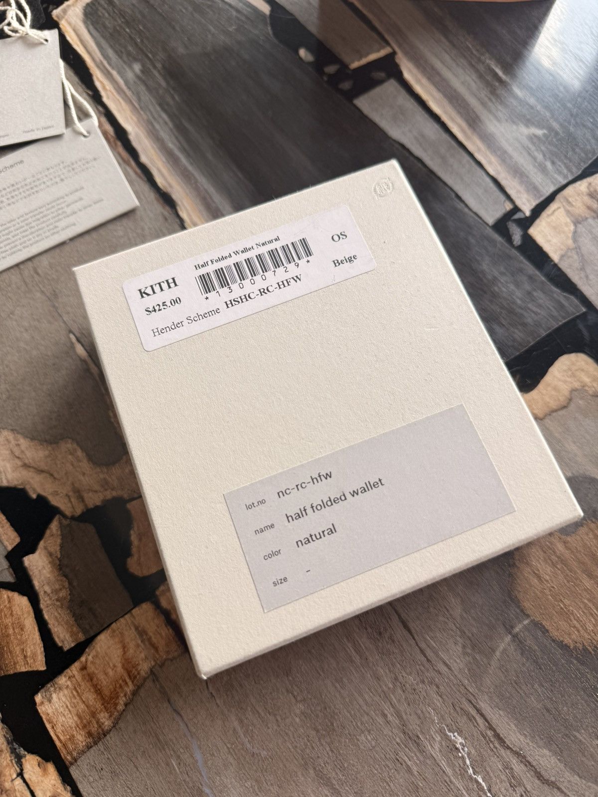 Hender Scheme Hender Scheme Half Folded Wallet Natural Size ONE SIZE - 8 Thumbnail