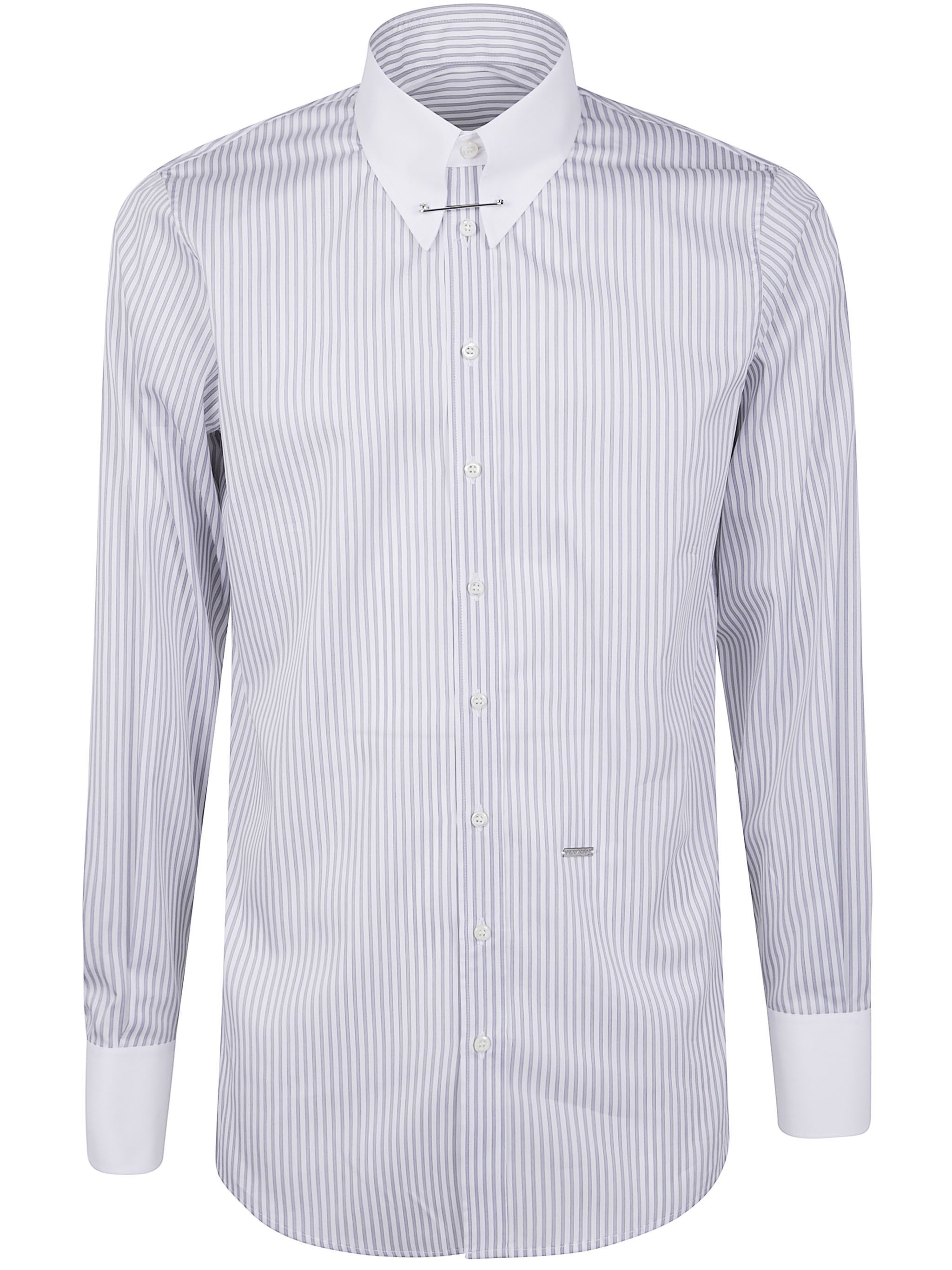 Dsquared2 BUSINESS MAN PIN COLLAR SHIRT Size US XL / EU 56 / 4 - 1 Thumbnail