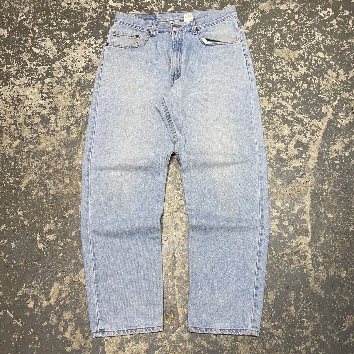 Japanese Brand × Levi's × Vintage Vintage Levis 550 Light Wash Relaxed Fit Denim Jeans 90s Size US 33 - 7 Thumbnail