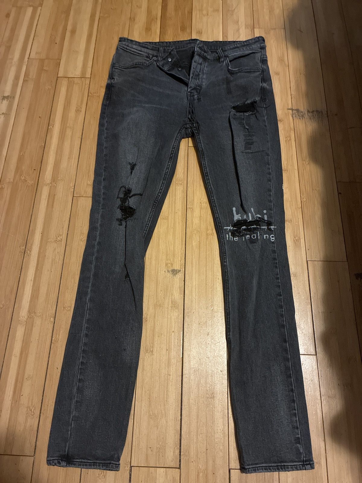 Ksubi van winkle angst black trashed Jeans Size US 36 / EU 52 - 1 Thumbnail