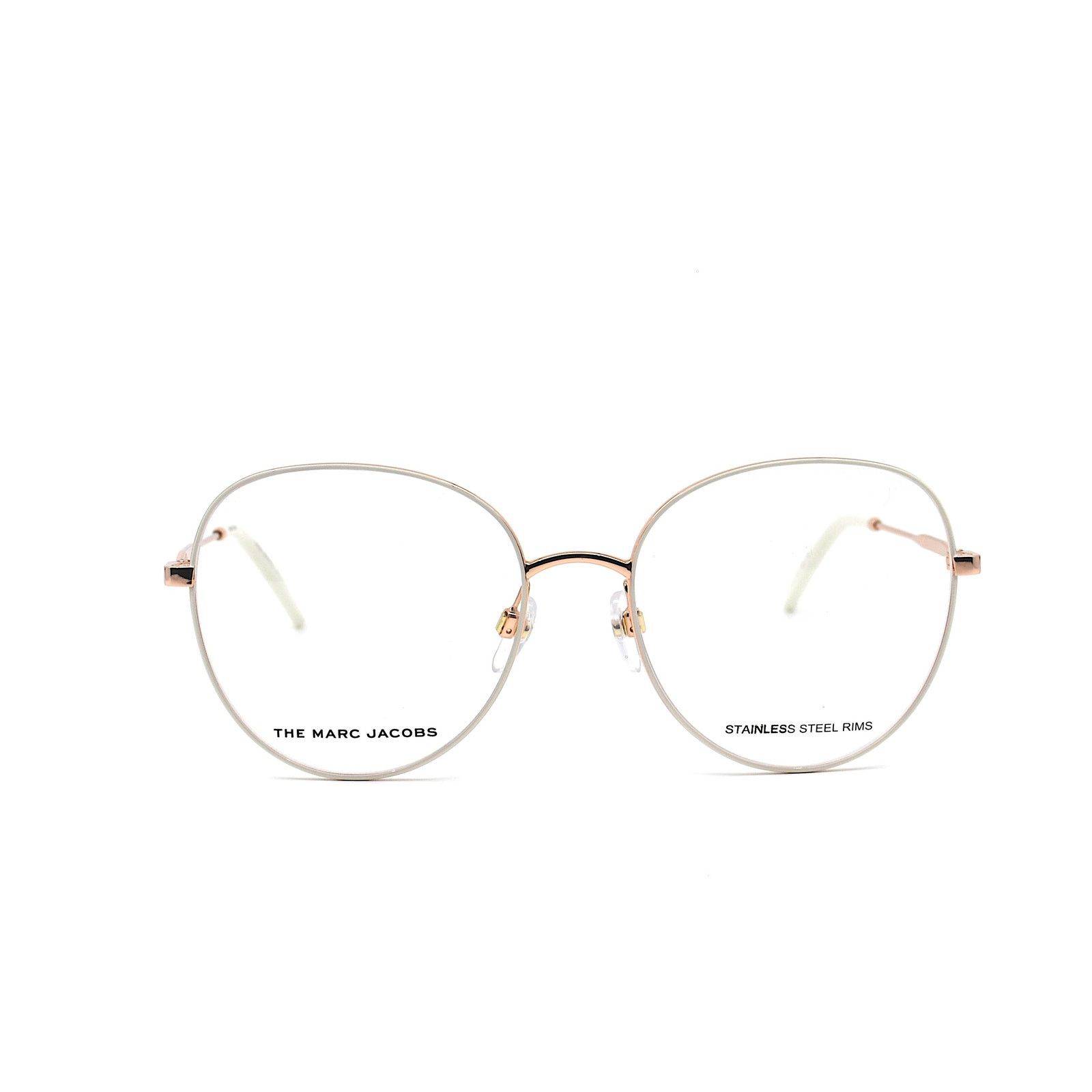 Marc Jacobs NEW MARC JACOBS MARC590 Y3R GOLD IVORY EYEGLASSES FRAME Size ONE SIZE - 3 Thumbnail