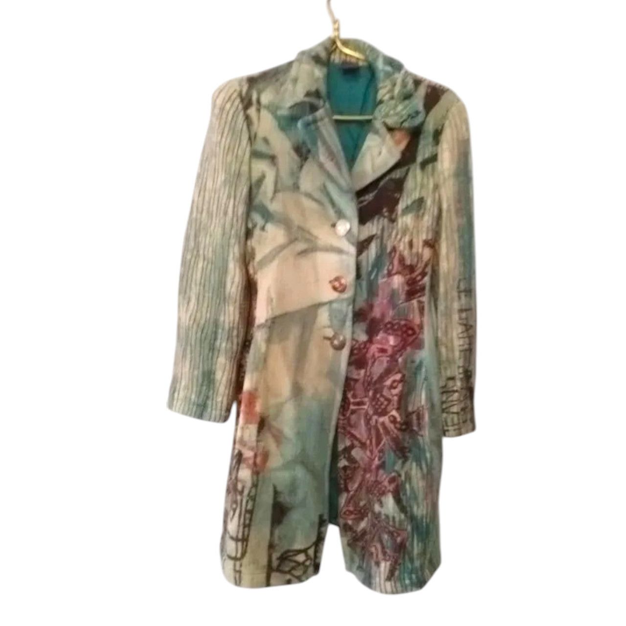 Other Archival y2k coat sz XS/S Legatte Jeans Virgin Wool Size XS / US 0-2 / IT 36-38 - 1 Thumbnail