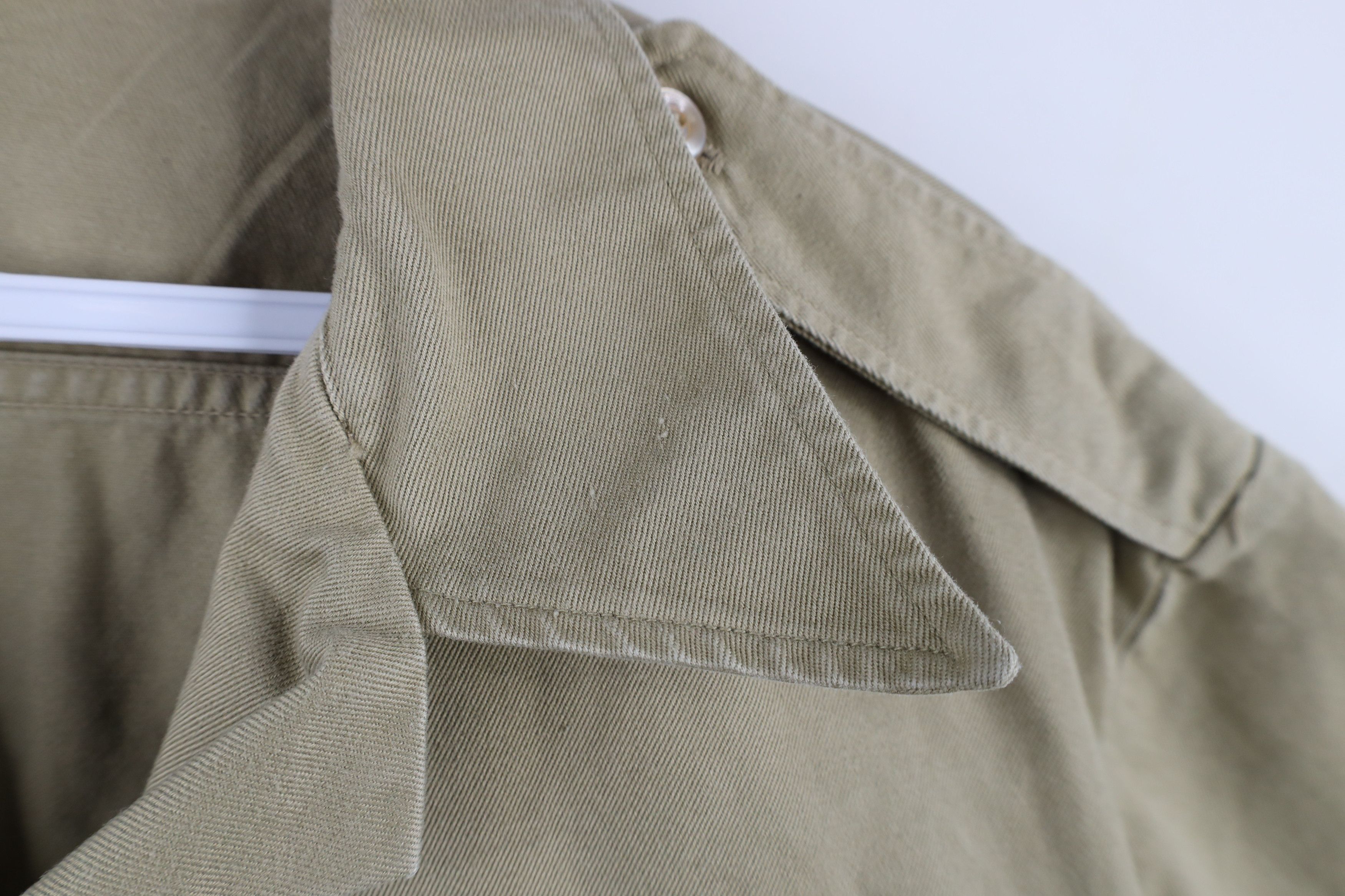 Vintage Vintage 60s 70s Vietnam War Field Combat Button Shirt USA Size US L / EU 52-54 / 3 - 4 Thumbnail