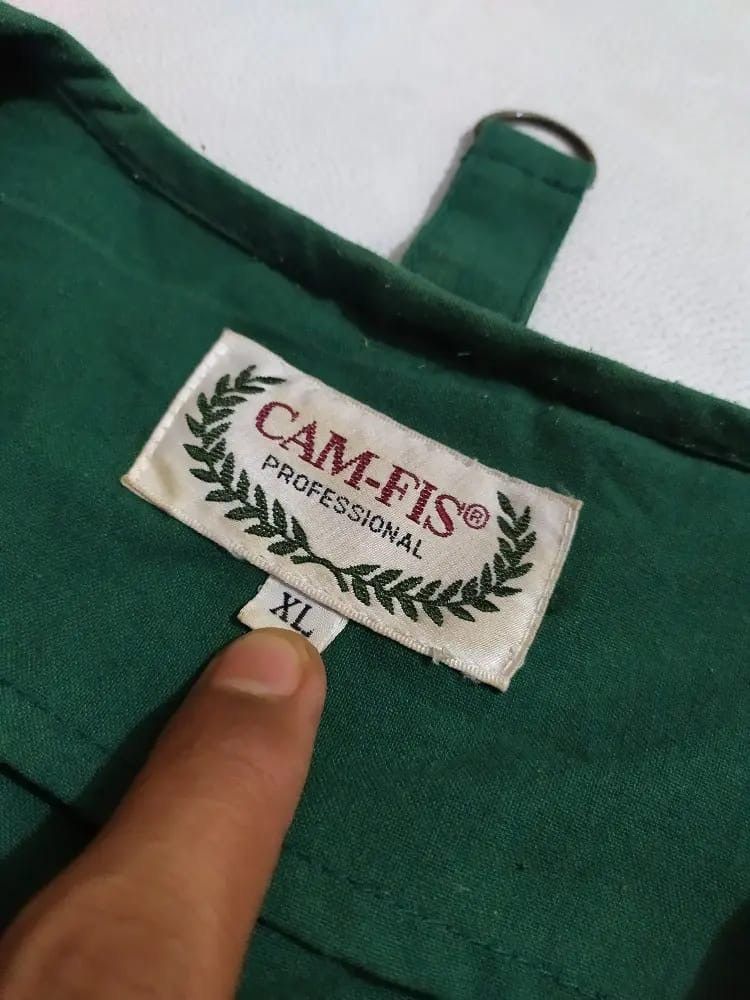 Vintage Tactical Parachute Multi Pocket Vest CAMFIS Japanese Brand Size US XL / EU 56 / 4 - 13 Thumbnail