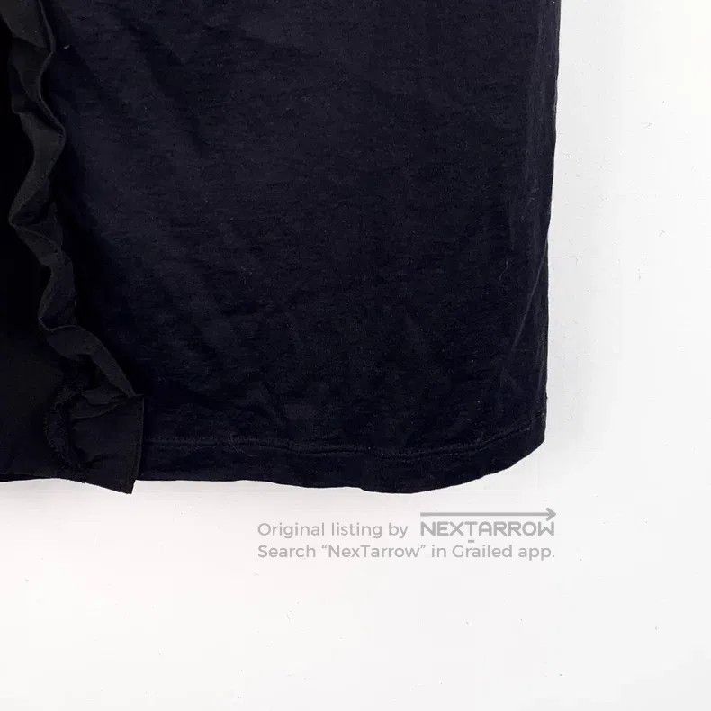 Prada Prada Black lace design cotton round-neck sleeveless shirt Size M / US 6-8 / IT 42-44 - 4 Thumbnail