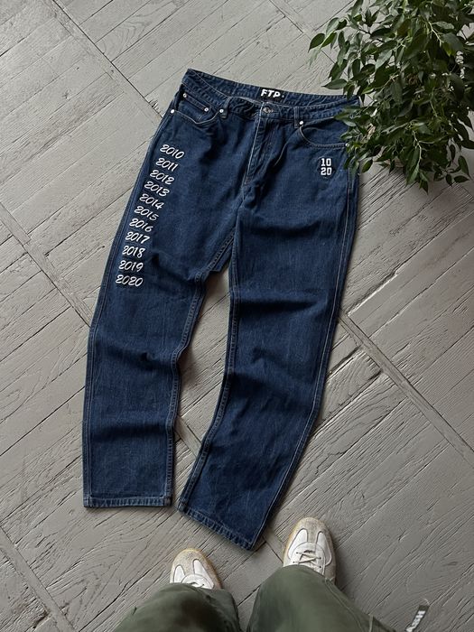 Fuck The Population FTP 10 years Denim Jeans | Grailed