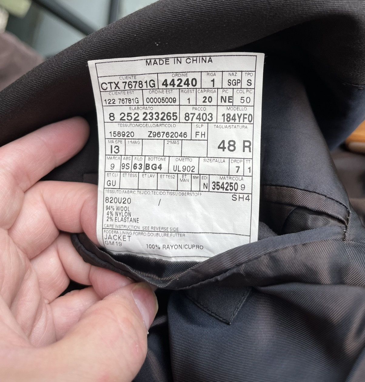 Gucci Vintage Gucci Dark Brown Blazer Coat Jacket Size 48R - 13 Thumbnail