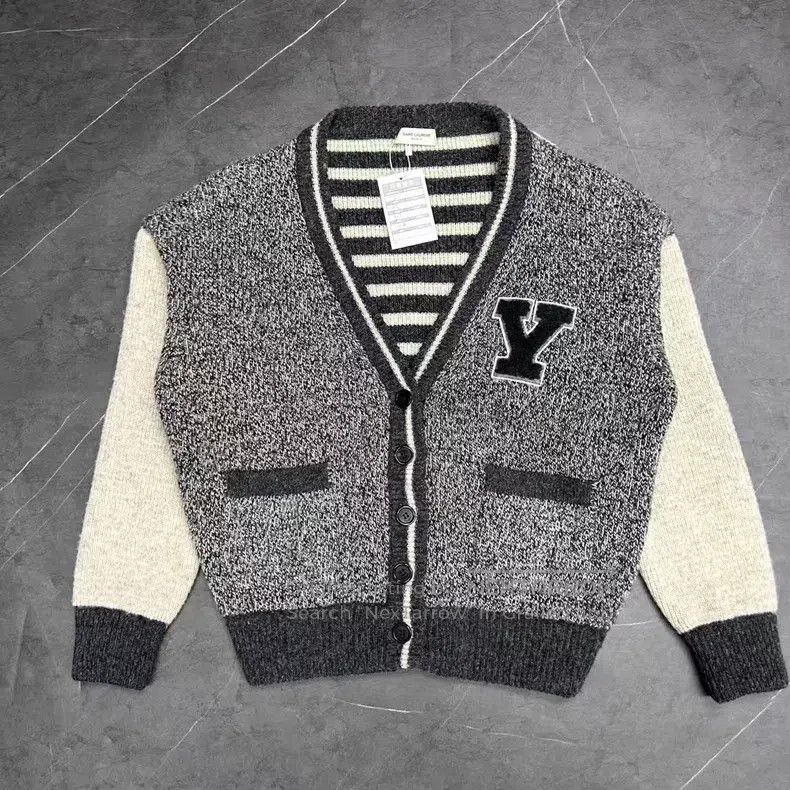 Saint Laurent Paris Saint Laurent Paris Wool knitted cardigan Size US S / EU 44-46 / 1 - 1 Thumbnail