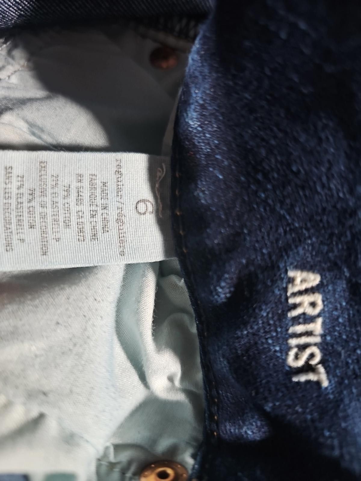 American Eagle Outfitters American Eagle Artist Stretch Sz 6 Jeans Size 28" / US 6 / IT 42 - 3 Thumbnail