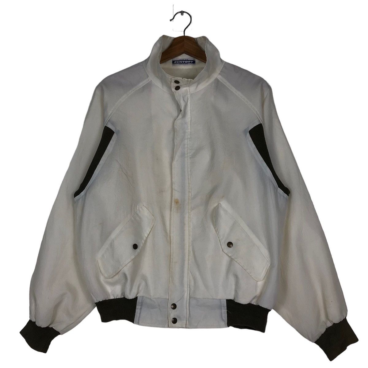 Japanese Brand 🔥Vintage Bomber Jacket Suntory Japan Issey Miyake Size US M / EU 48-50 / 2 - 1 Thumbnail