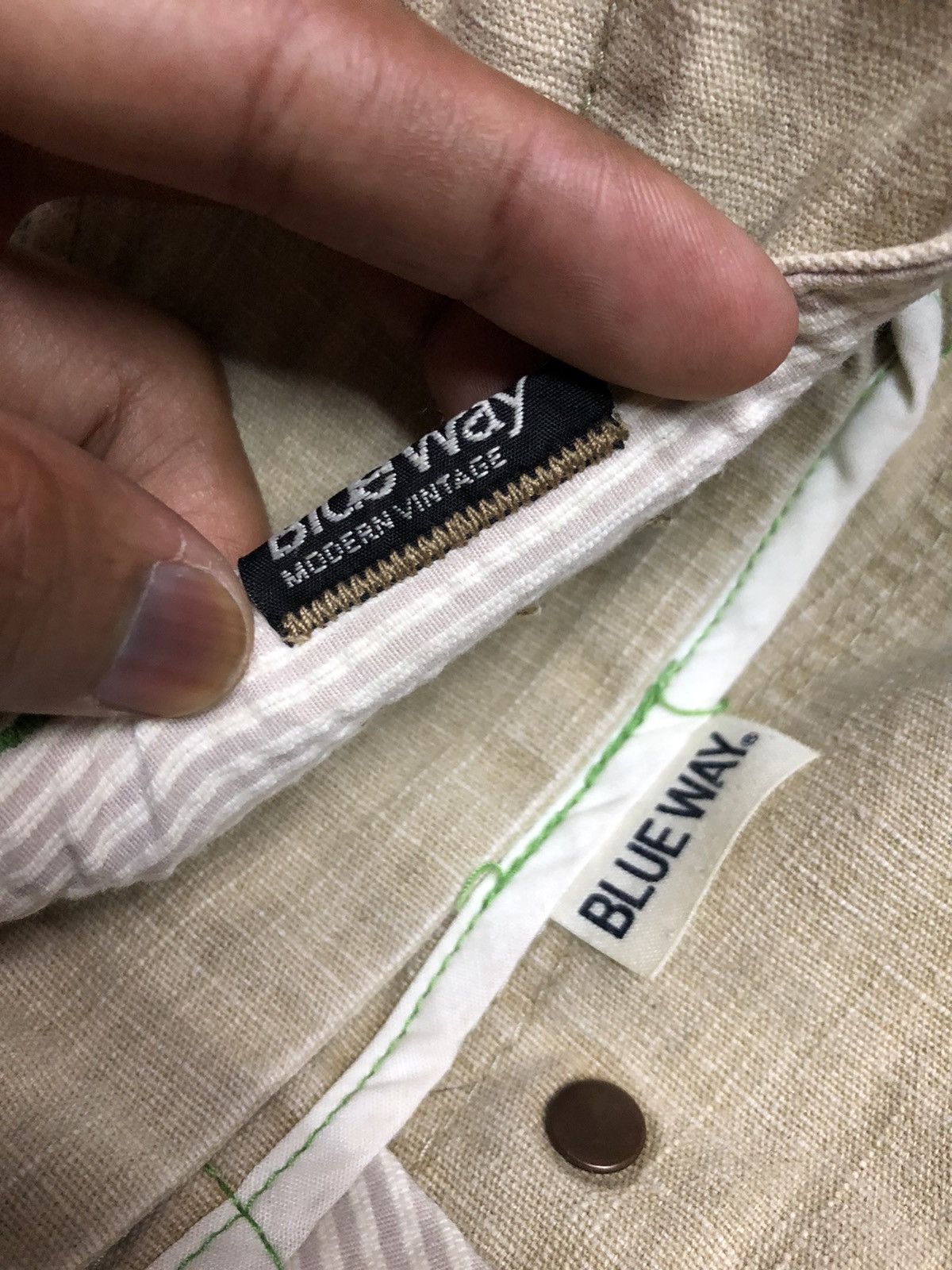 Vintage WIDE LEG BLUE WAY BAKER PANT Size US 29 - 4 Thumbnail