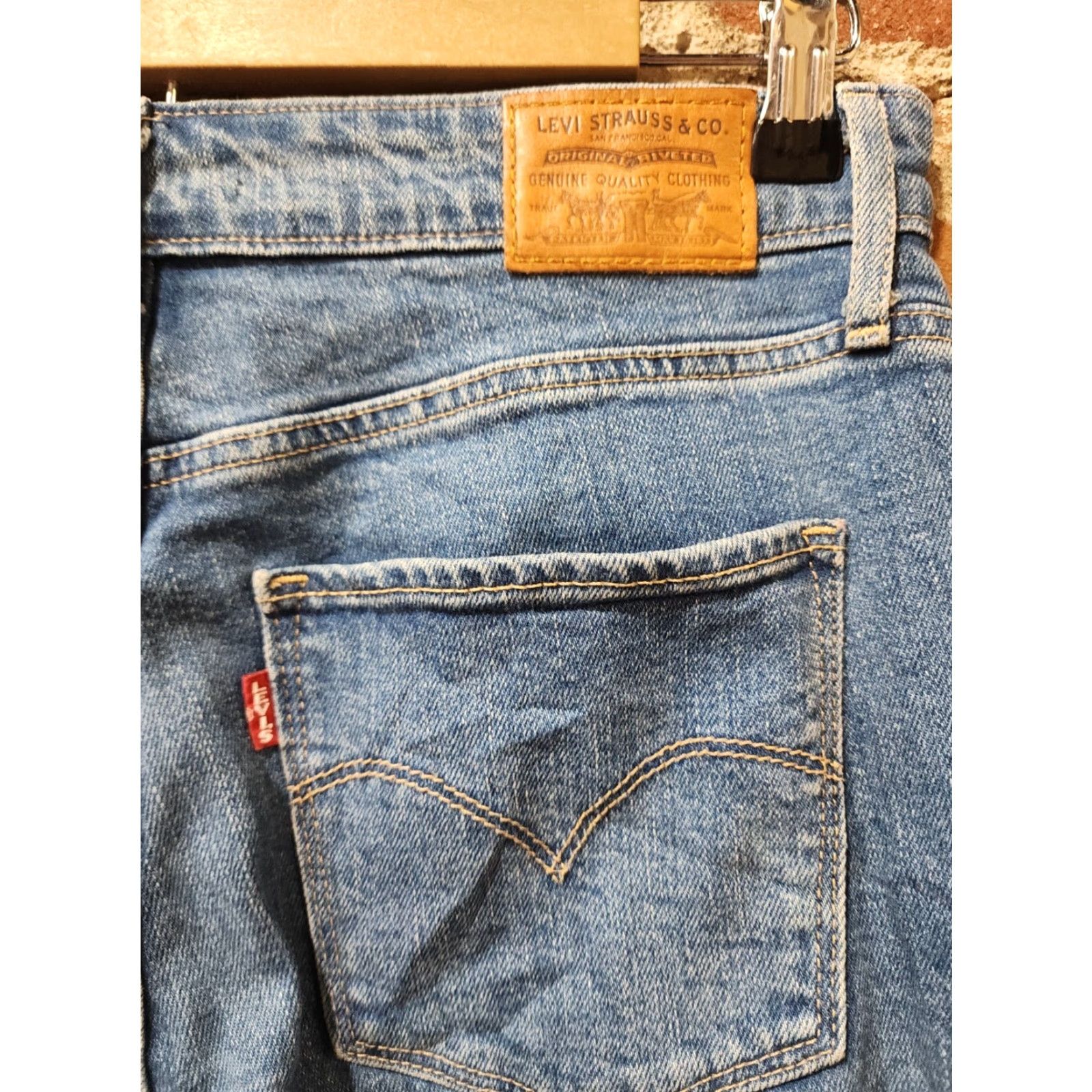 Levi's Levi's Premium 721 High Rise Skinny Denim Jeans Women's 28 Blue Dark Wash Jeans Size 28" / US 6 / IT 42 - 5 Thumbnail