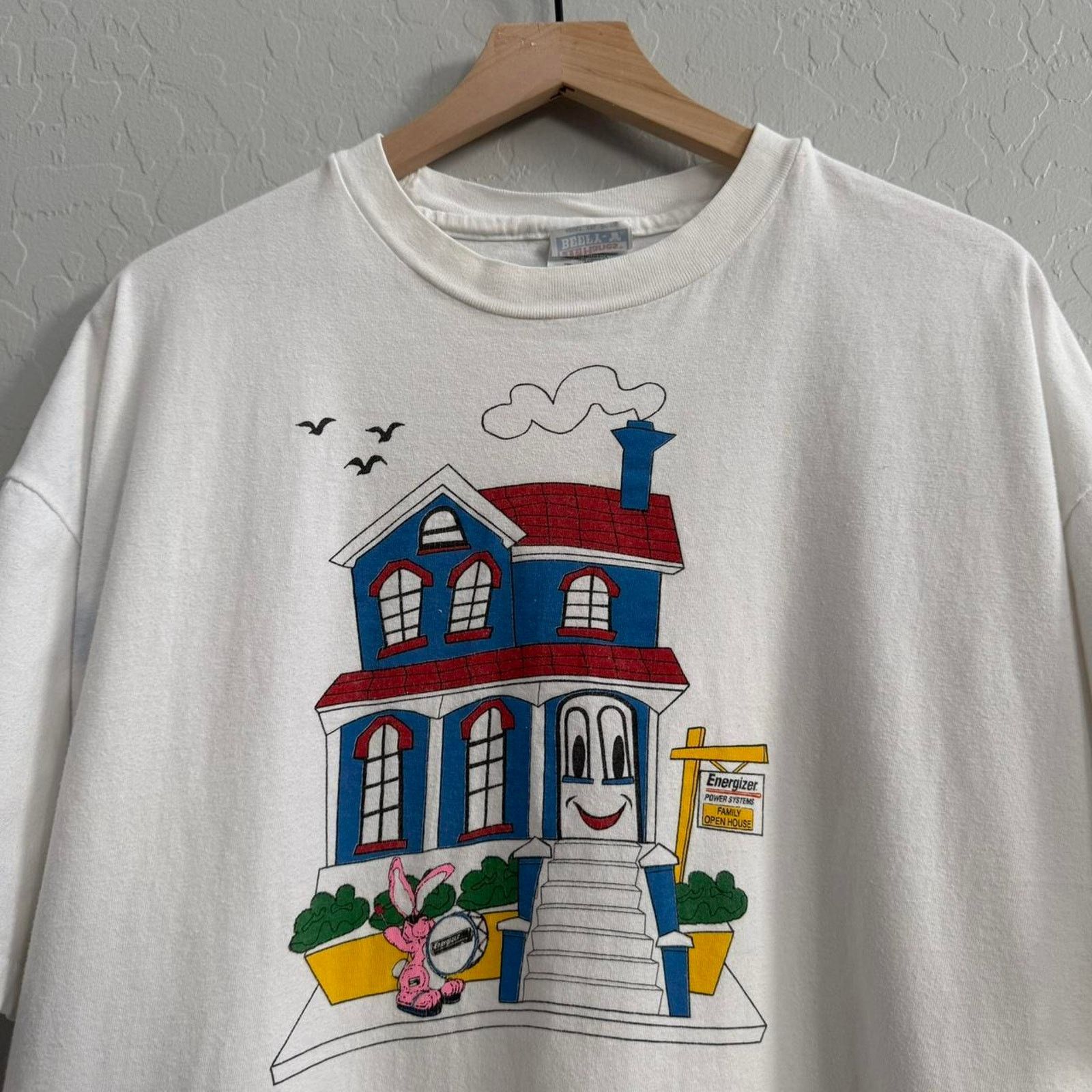 Other Vintage 90s energizer promo t-shirt Size US XXL / EU 58 / 5 - 2 Thumbnail