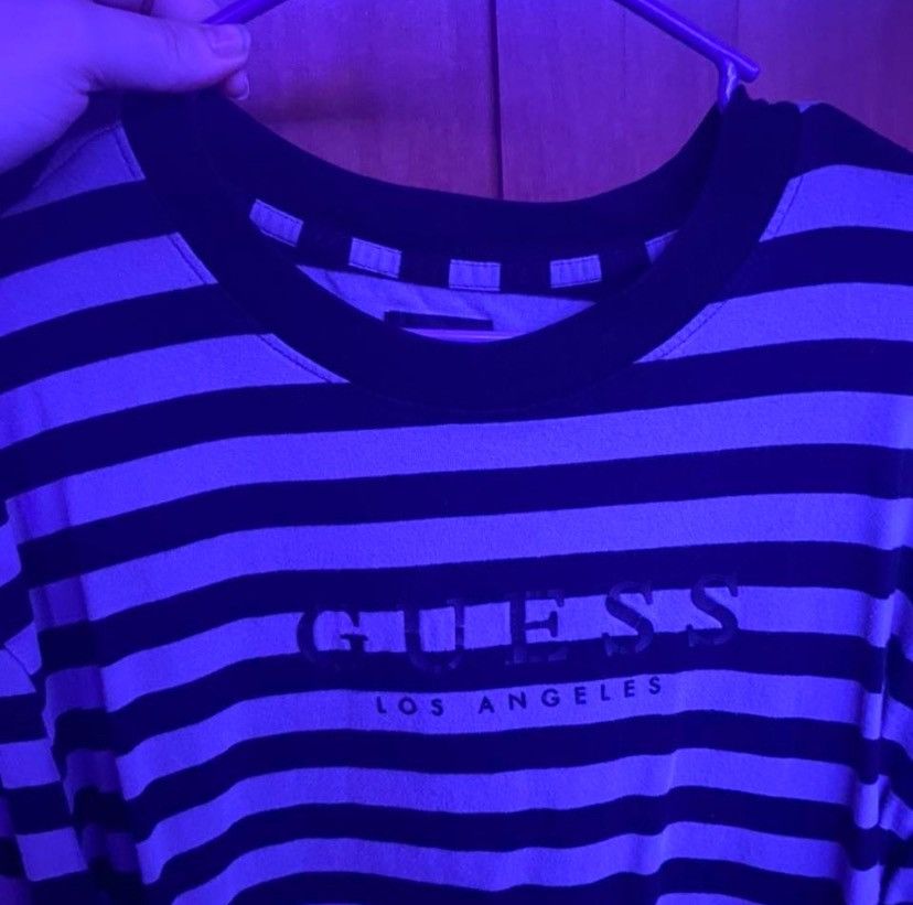 Guess Guess Black/Grey Striped Longsleeve Size US XL / EU 56 / 4 - 2 Thumbnail