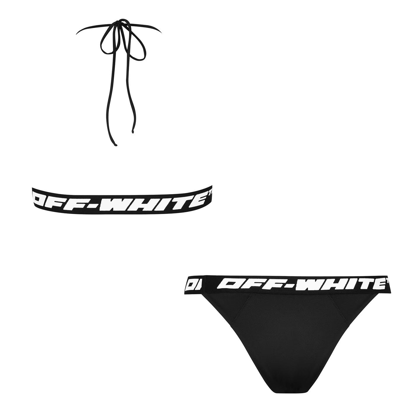 Off-White o1g2r1mq0125 Size: 42 / Bikini Set in Black & White Size ONE SIZE - 4 Thumbnail