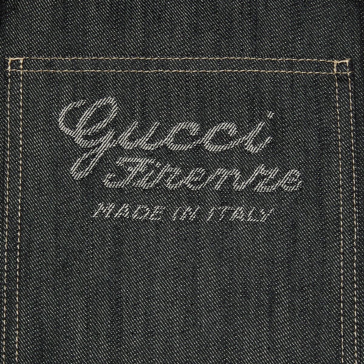 Gucci o1s1wg110125 Denim Pant With Jacquard Detail in Indigo Size US 38 / EU 54 - 4 Thumbnail