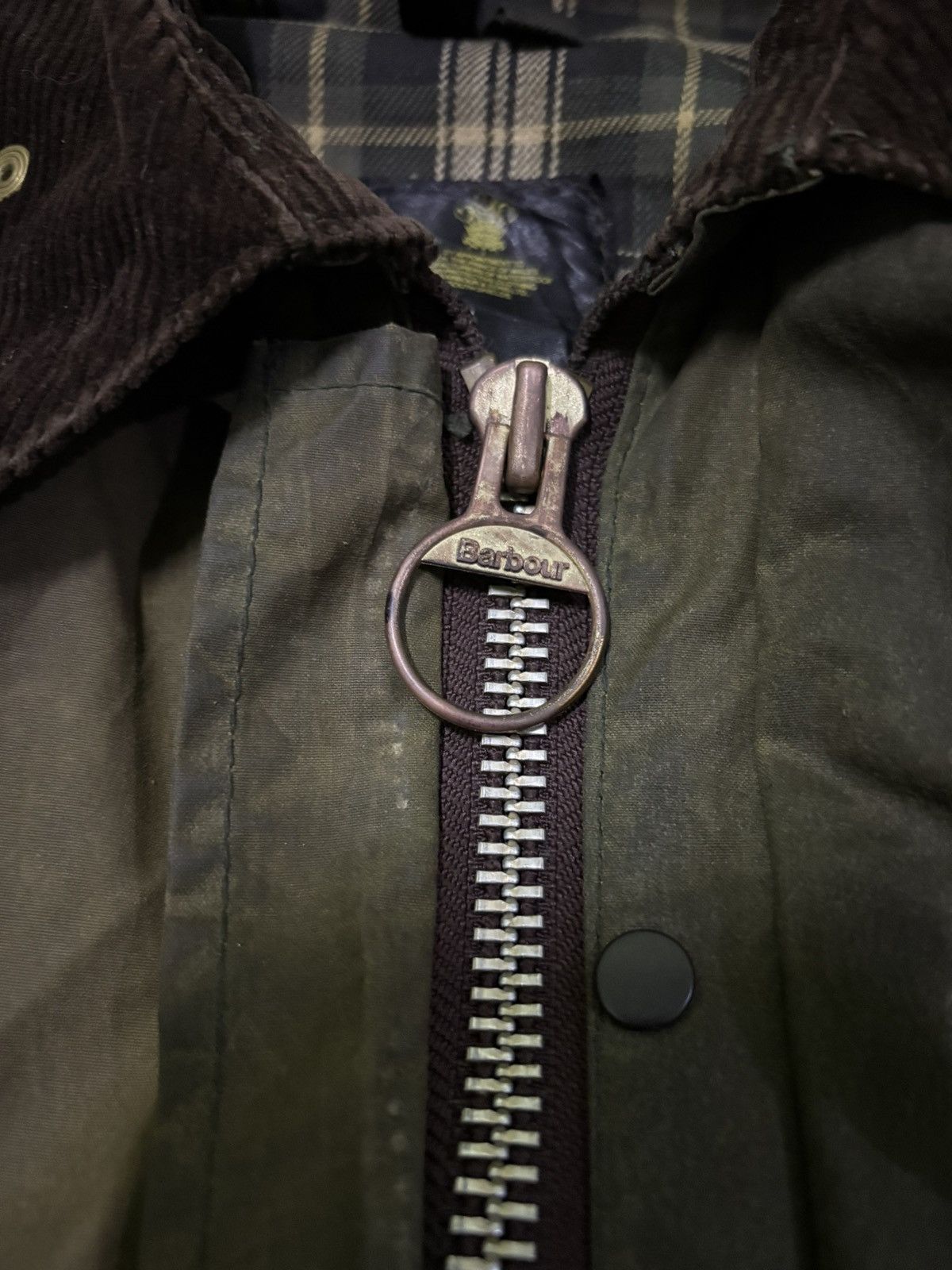 Barbour Barbour Border Cotton Waxed Jacket Hunting Jacket Size US L / EU 52-54 / 3 - 16 Thumbnail