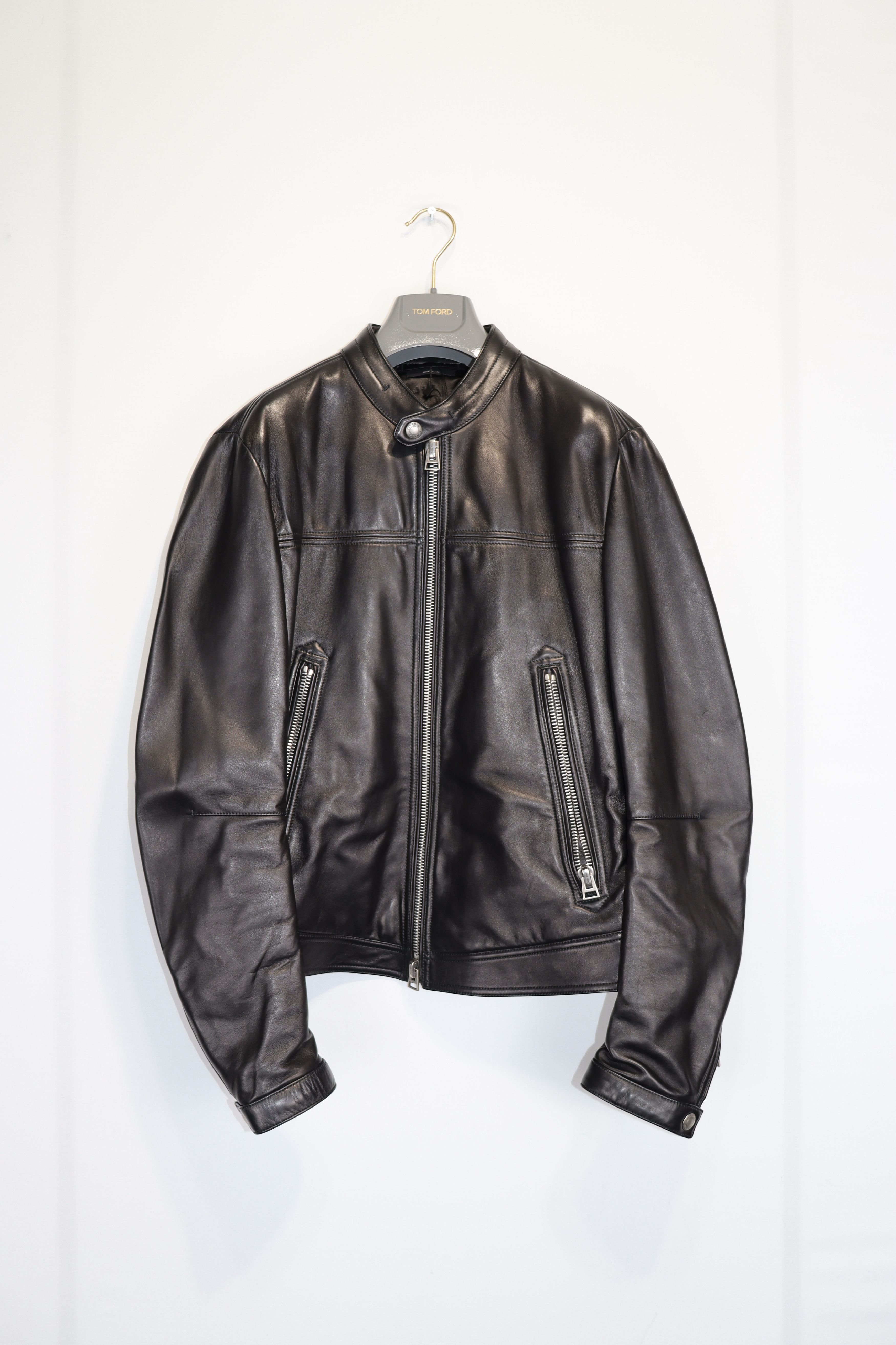 Tom Ford o1rshd1 Leather Jacket in Black Size US M / EU 48-50 / 2 - 3 Thumbnail