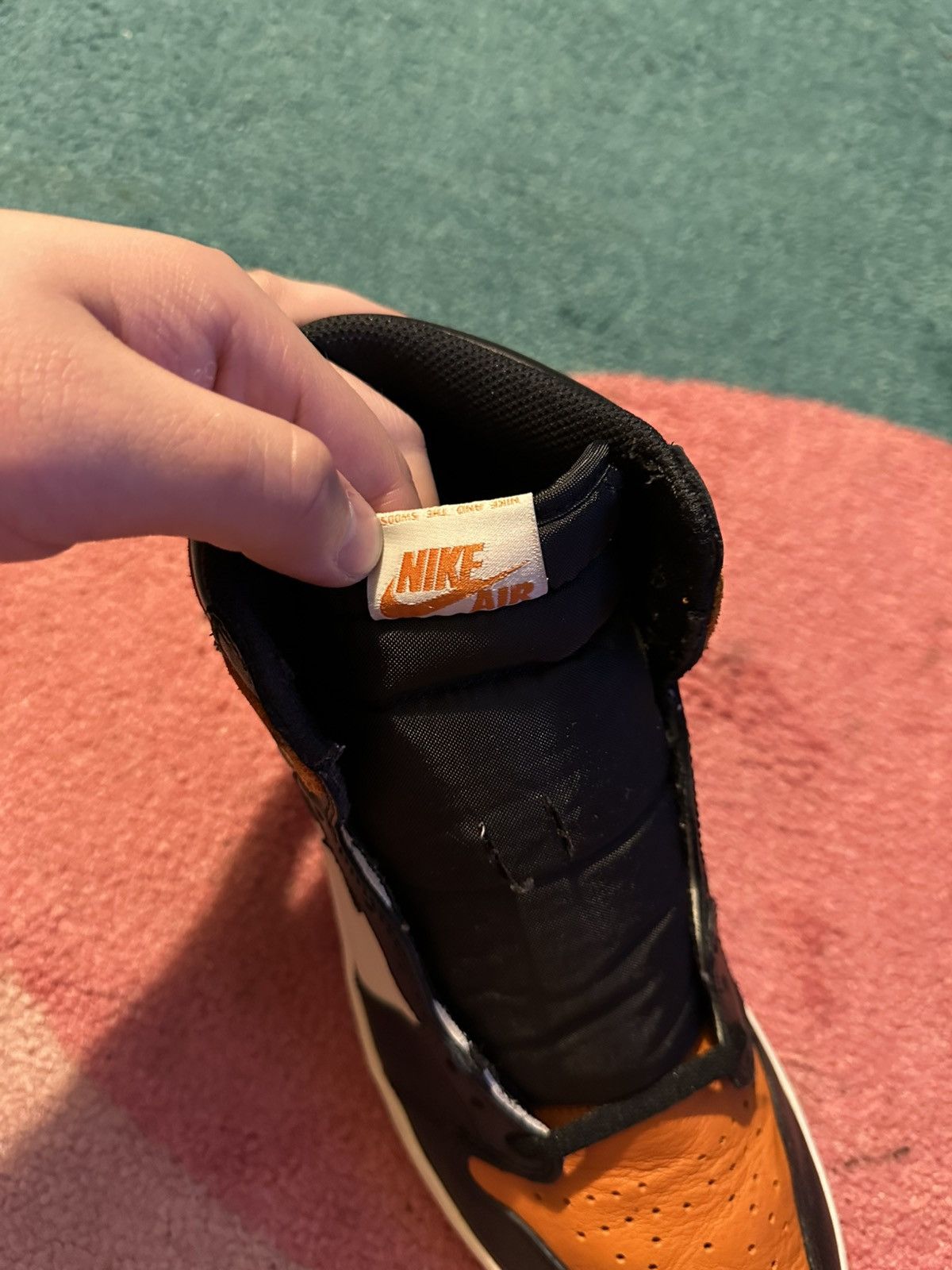 Jordan Brand Air Jordan 1 Retro High OG Shattered Backboard 2015 Size US 12 / EU 45 - 8 Thumbnail