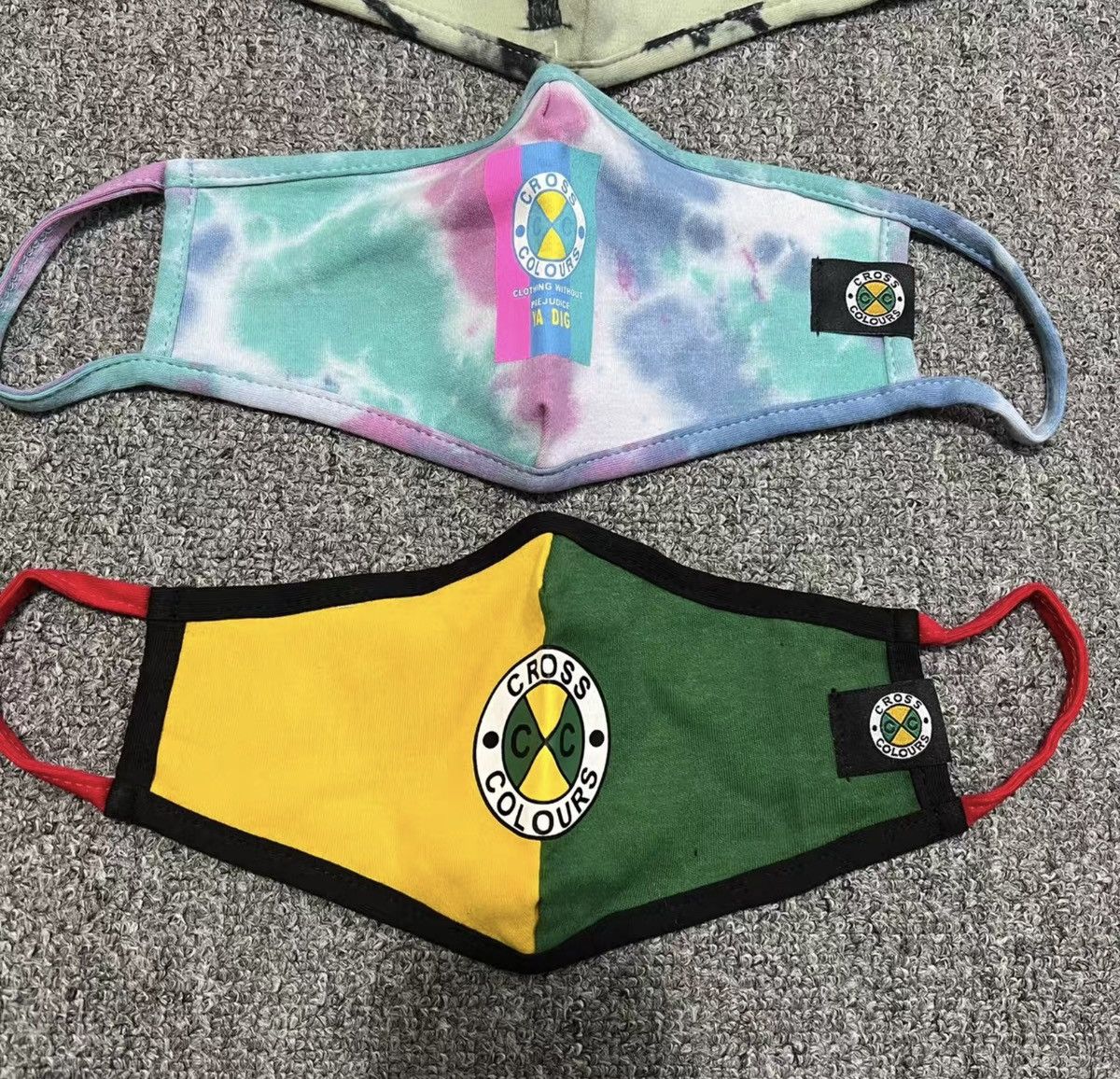 Cross Colours CROSS COLOURS Tie‑Dye Cotton Face Masks Size ONE SIZE - 3 Thumbnail