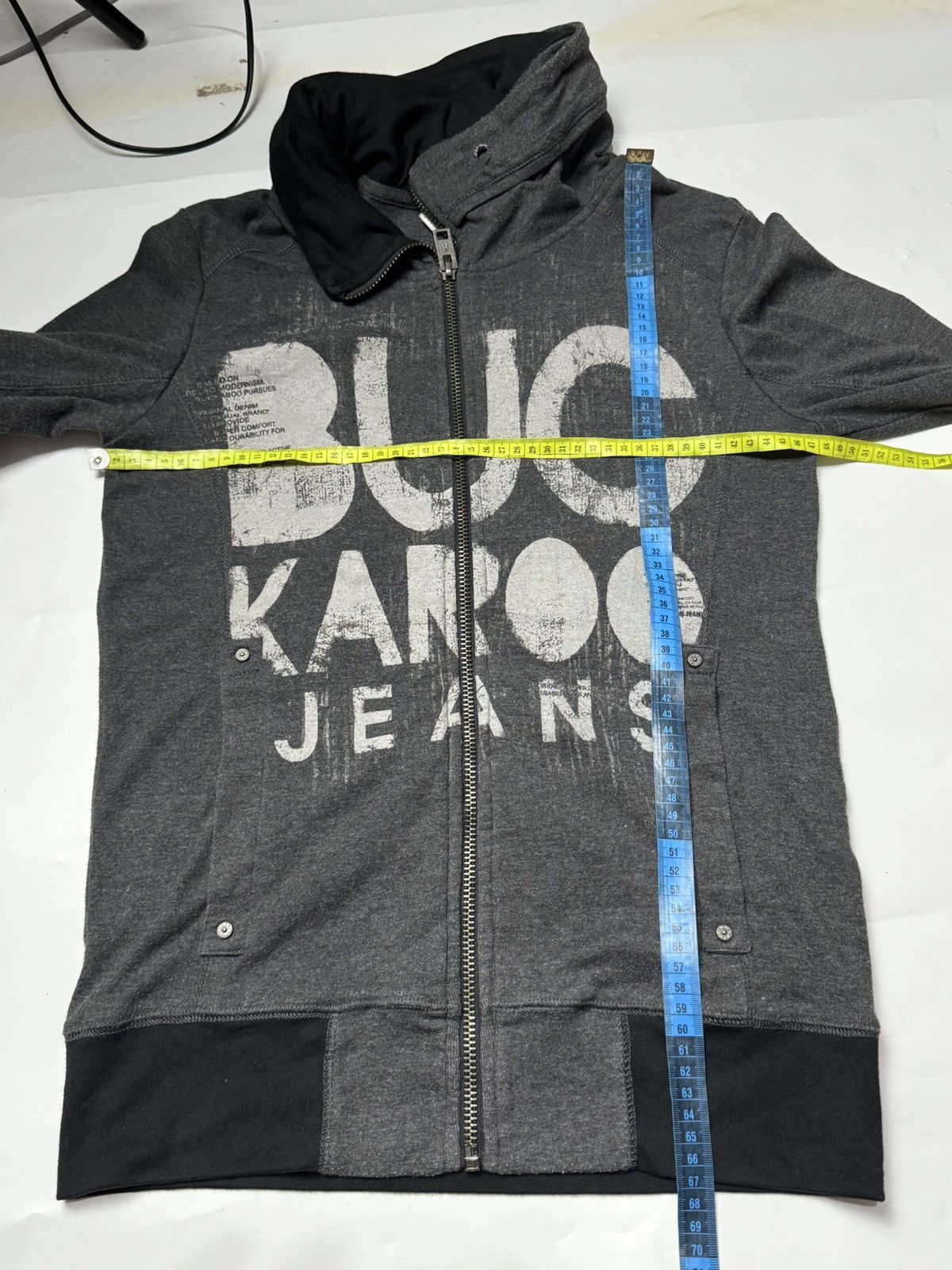 If Six Was Nine × Japanese Brand × Le Grande Bleu (L.G.B.) Bono Hoodie Poem Buckaroo Goa Style ifsix lgb Size US M / EU 48-50 / 2 - 9 Thumbnail
