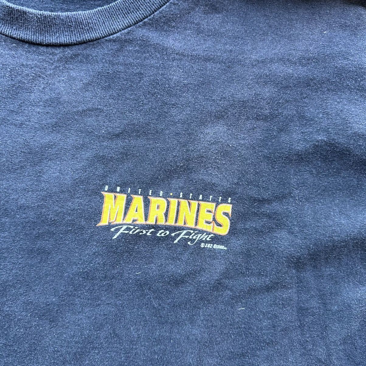 Vintage Vintage United States Marine Corps T Short Xl Black Y2K Size US XL / EU 56 / 4 - 3 Thumbnail