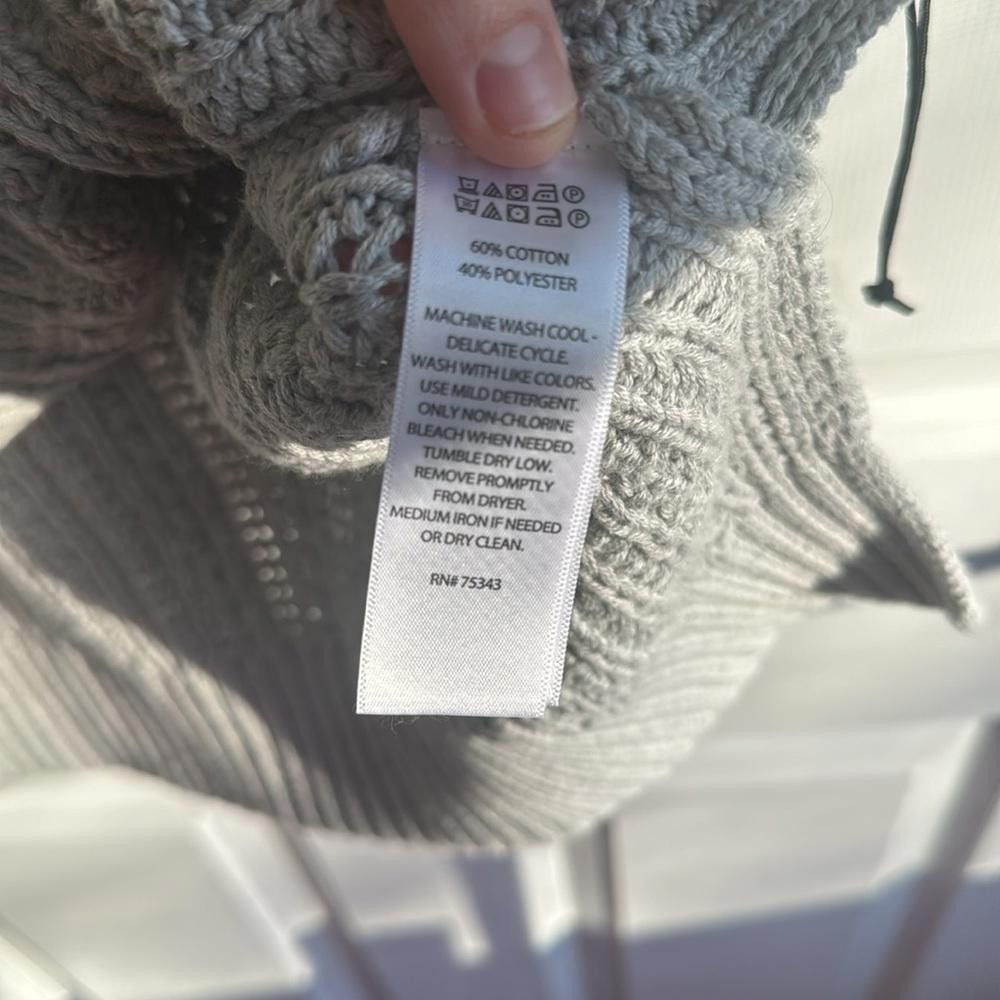 Designer Rachel Zoe grey sweater vest Size XS / US 0-2 / IT 36-38 - 7 Thumbnail
