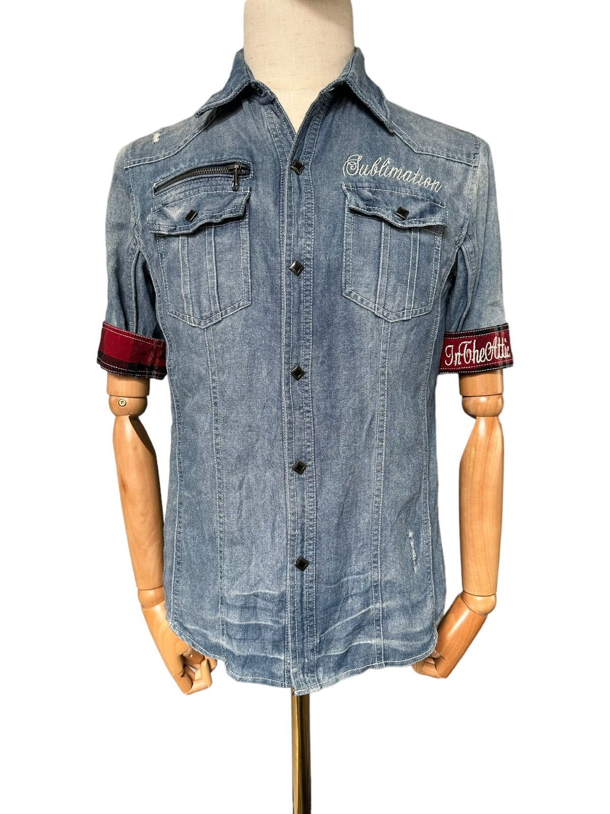If Six Was Nine 00's Semanticdesign x In The Attic denim shirt Size US M / EU 48-50 / 2 - 6 Thumbnail