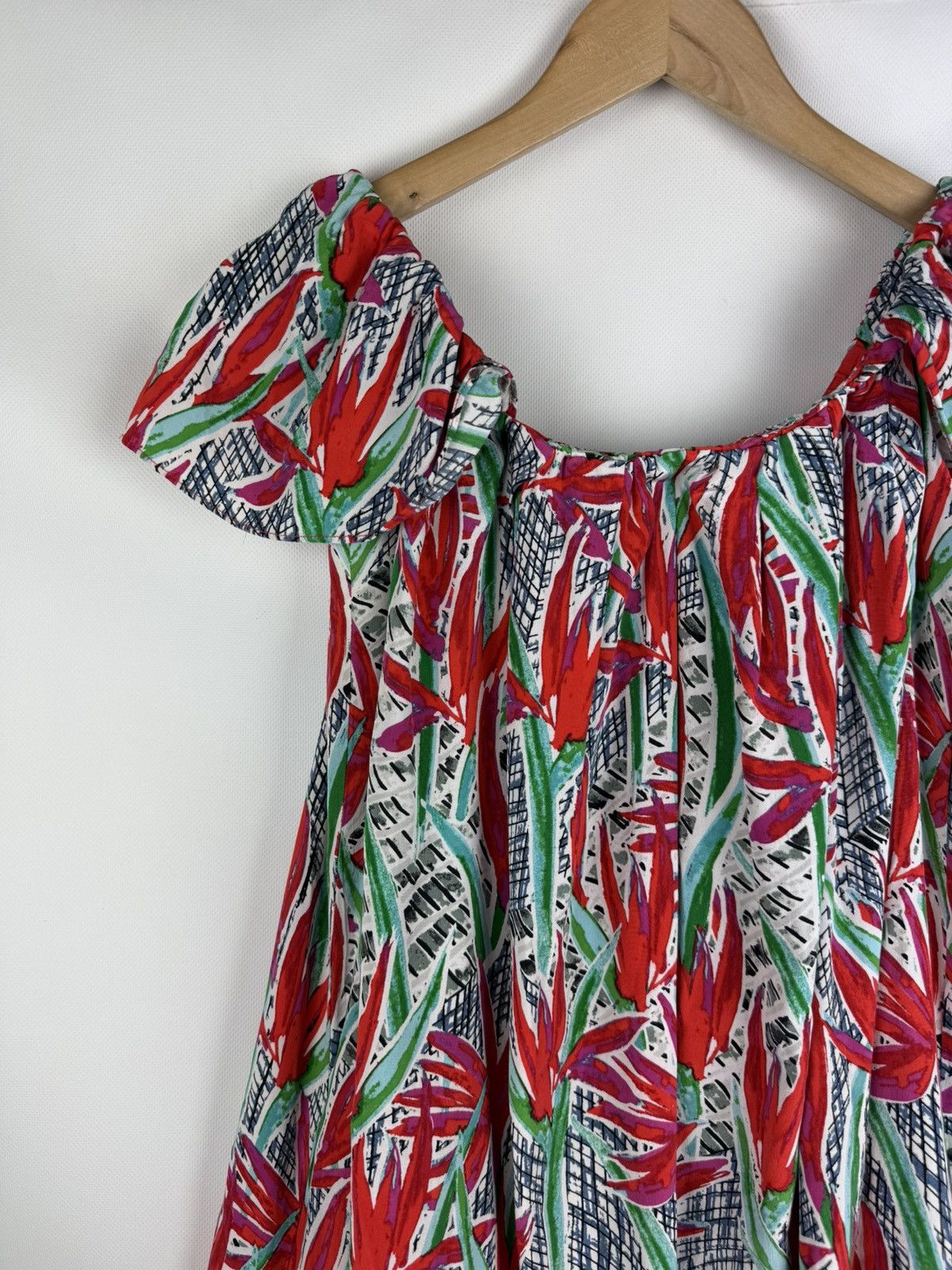 Kenzo Kenzo Ladies Floral Pattern Short Sleeve Silk Tunic Dress Size XS / US 0-2 / IT 36-38 - 4 Thumbnail