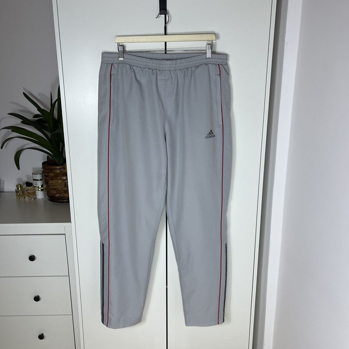 Adidas Vintage Adidas Grey Tracksuit Streetwear Y2K Sport Size 44L - 10 Thumbnail