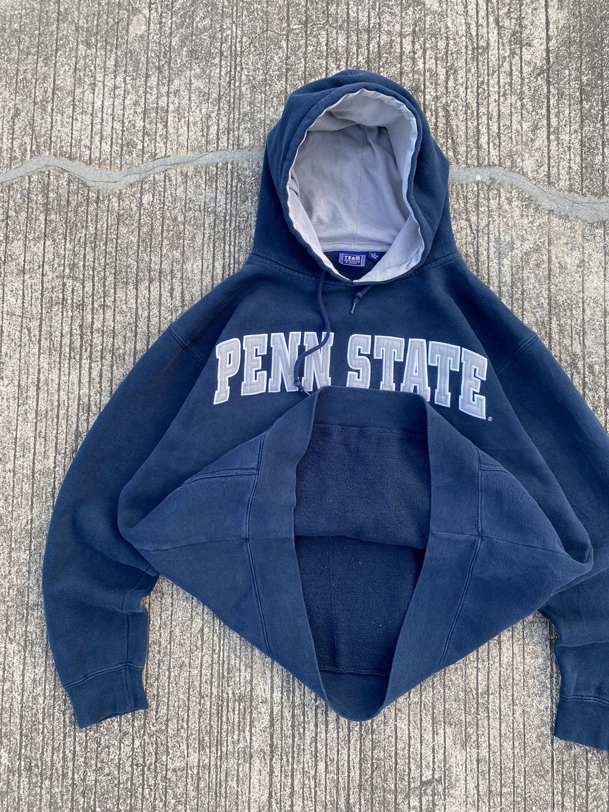 Russell Athletic VTG Boxy Faded PENN STATE Hoodie Size US L / EU 52-54 / 3 - 6 Thumbnail