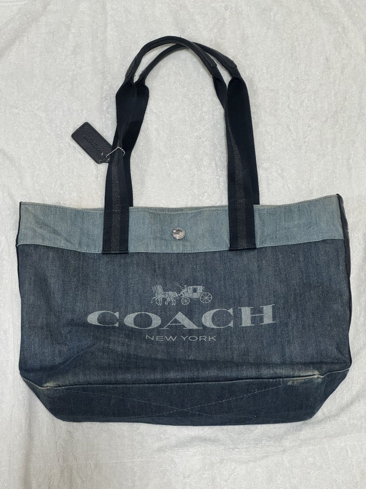 Coach × Vintage COACH Tote bag denim Size ONE SIZE - 13 Thumbnail