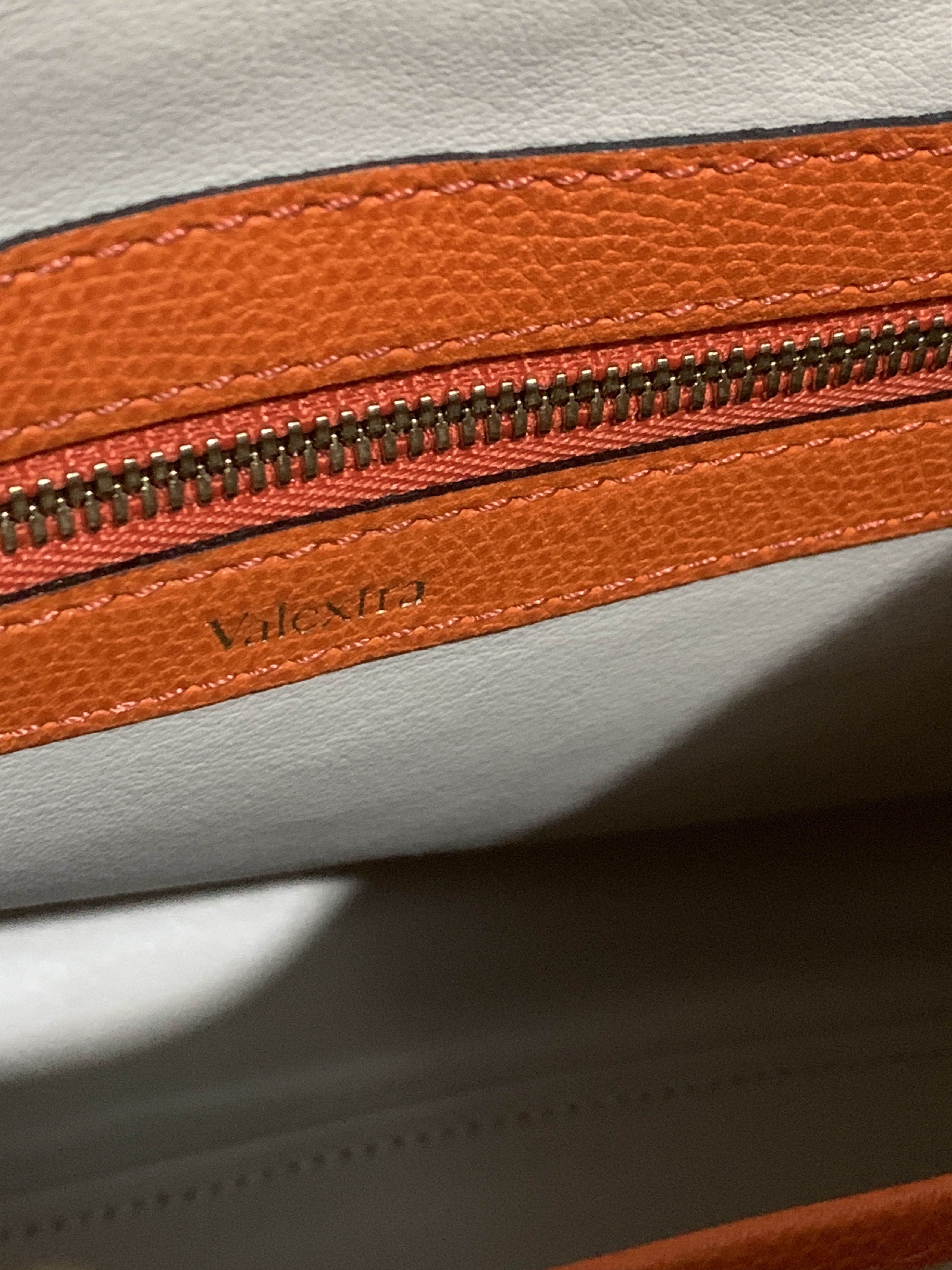 Valextra VALEXTRA Pebbled Leather Top Handles Cross Body Bag Size ONE SIZE - 10 Thumbnail