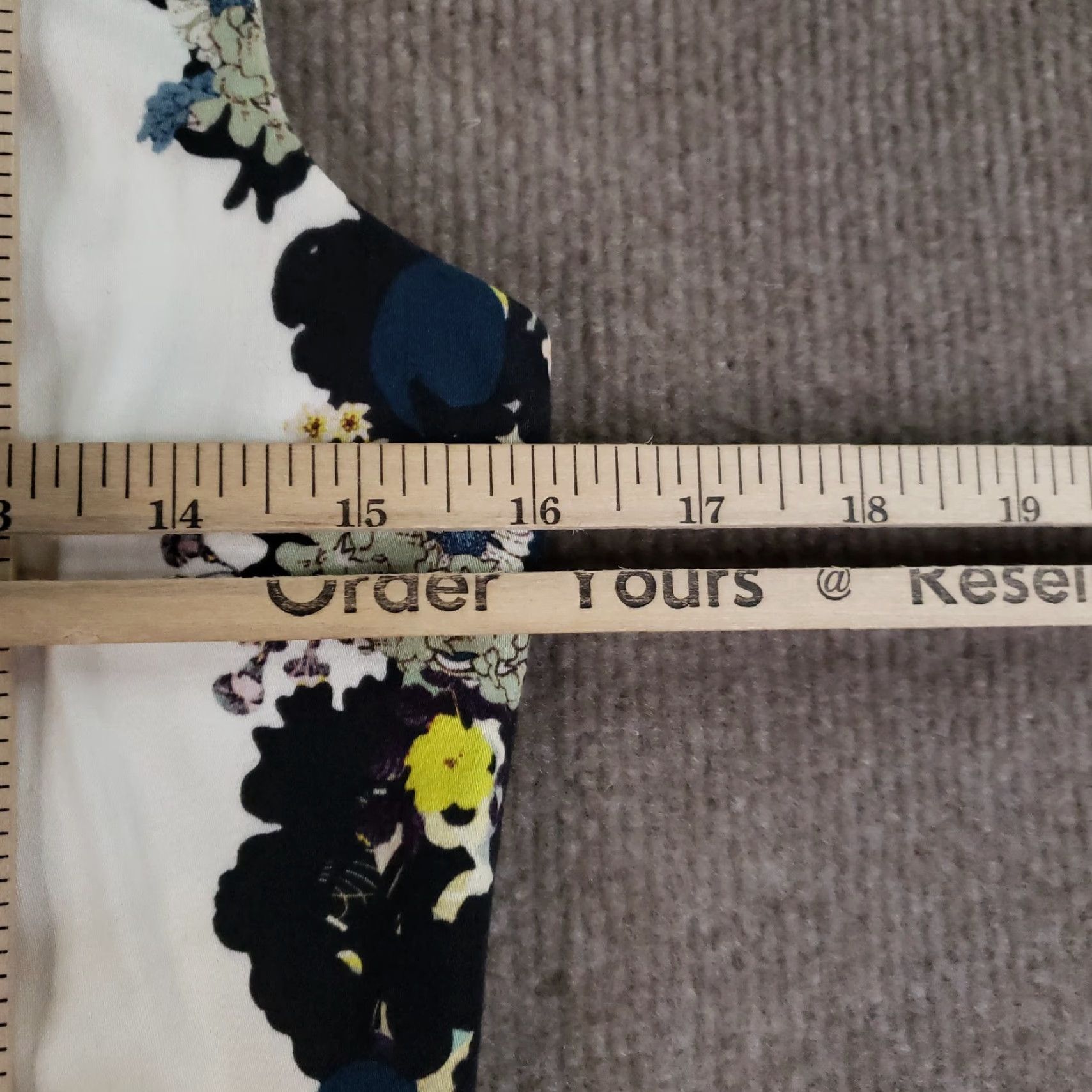 Erdem Erdem Floral Print Sheath Dress Womens Size 4 Blue Sleeveless Knee Length Silk Lined Pockets Size S / US 4 / IT 40 - 3 Thumbnail