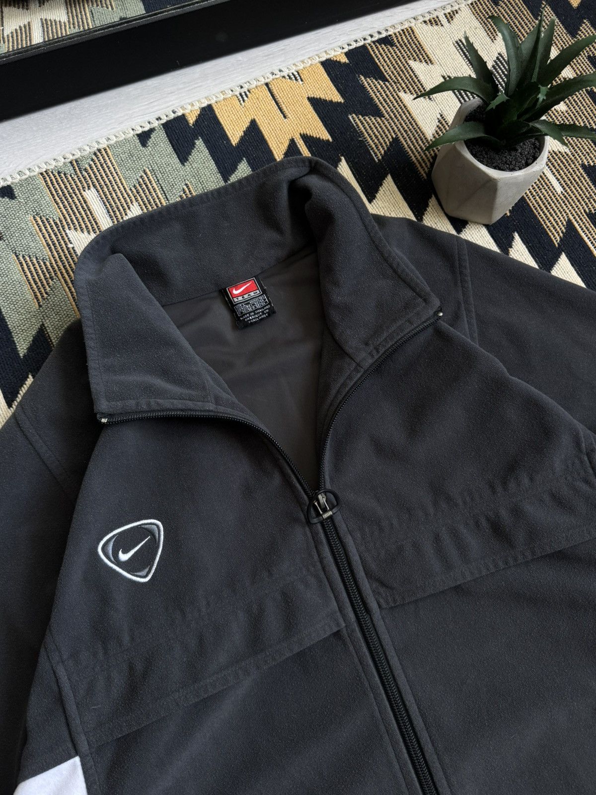 Nike Vintage Nike Full Zip Fleece Y2K Jacket Size US L / EU 52-54 / 3 - 6 Thumbnail