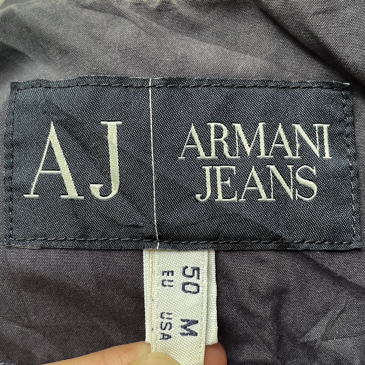 Armani Exchange Vintage Brand Armani Jeans Denim Jacket 2000s Size US M / EU 48-50 / 2 - 9 Thumbnail