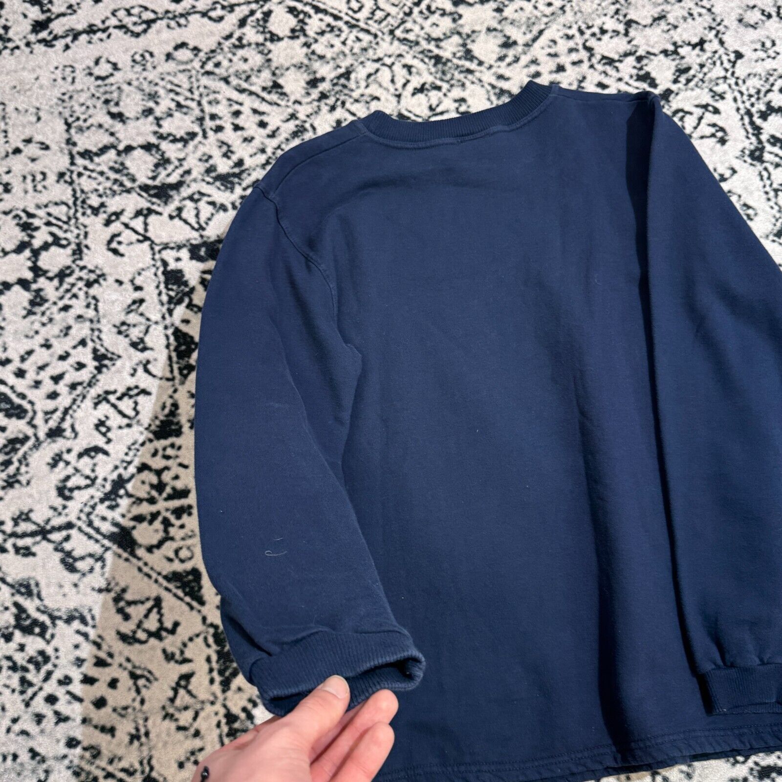 Vintage Vintage Navy Coton Crewneck Size XS Mickey Mouse Walt Disney Size US XS / EU 42 / 0 - 12 Thumbnail
