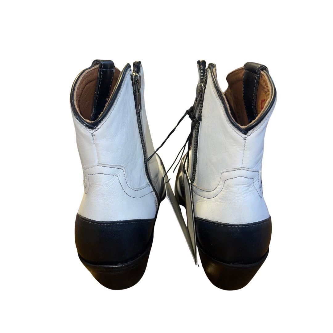 Lucchese Lucchese Black White Flame Overlay Bianca Cowboy Boots SZ 9B Size US 9 / IT 39 - 5 Thumbnail