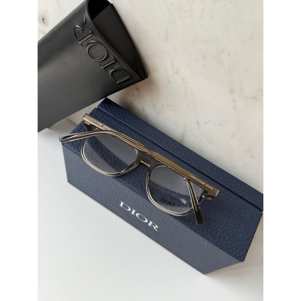Dior NEW Dior BotanicaO S2I Unisex Eyeglasses Frames in Brown Size ONE SIZE - 7 Thumbnail