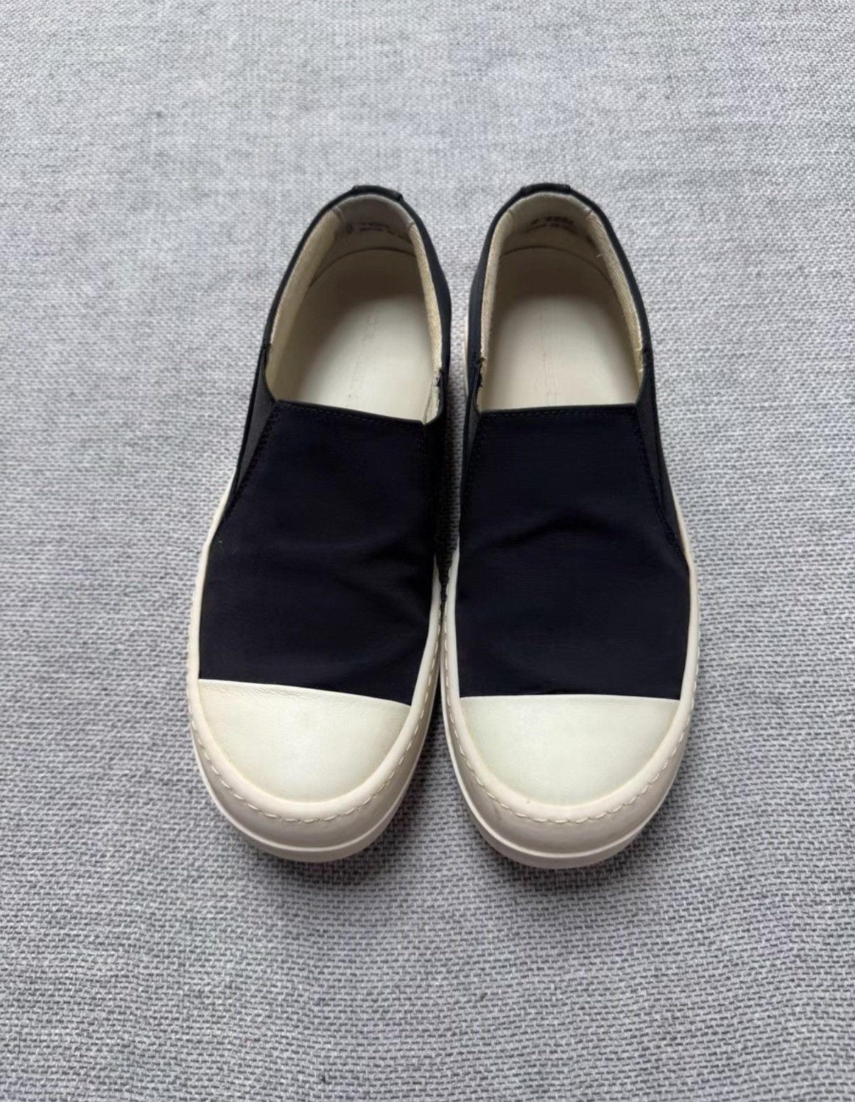 Rick Owens Rick Owens Drkshdw Satin Slip-On K37 Size US 7 / IT 37 - 2 Thumbnail