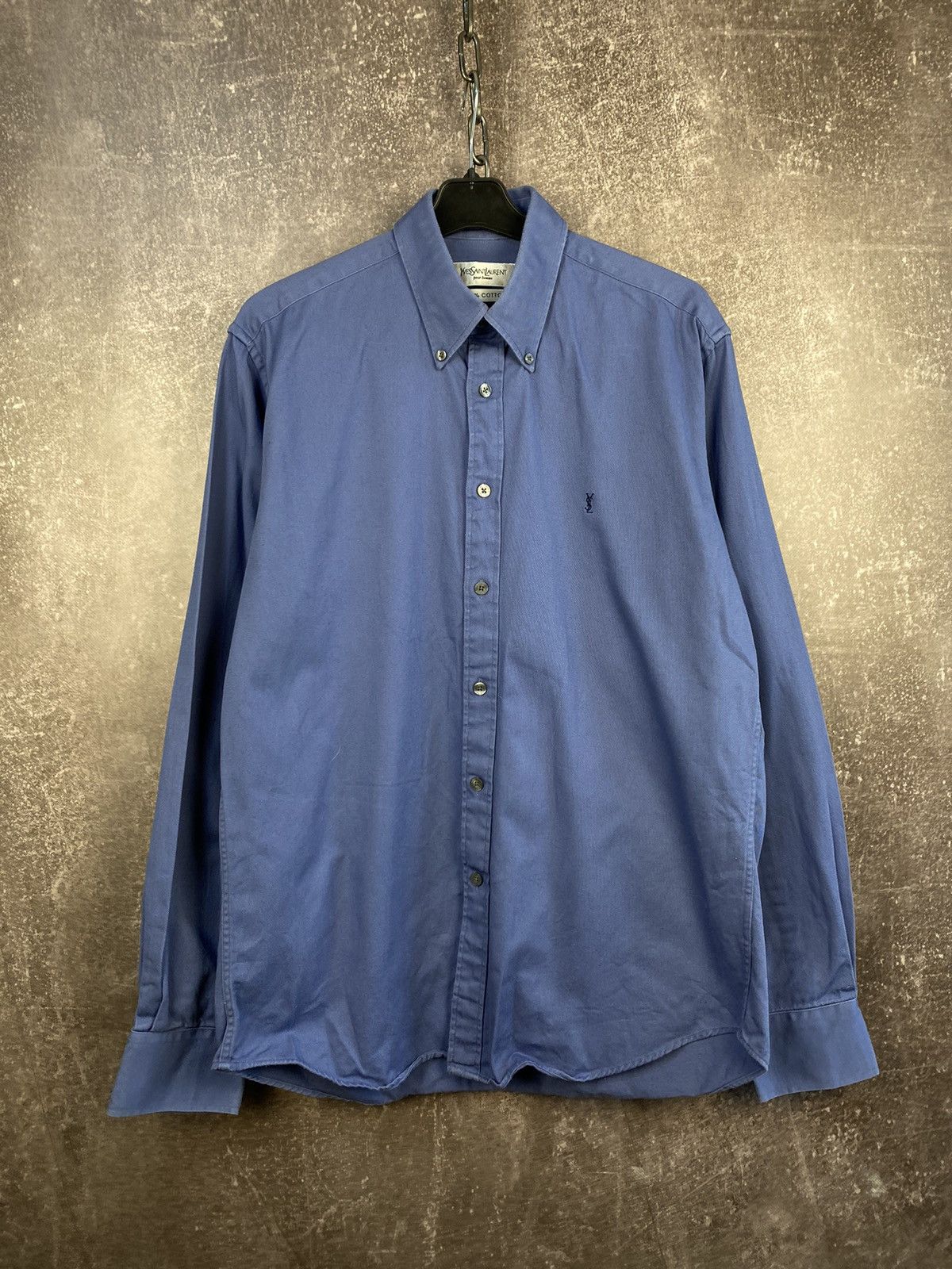 Saint Laurent Paris Cotton YSL Shirt Heavy Yves Saint Laurent Overshirt Size US M / EU 48-50 / 2 - 1 Thumbnail