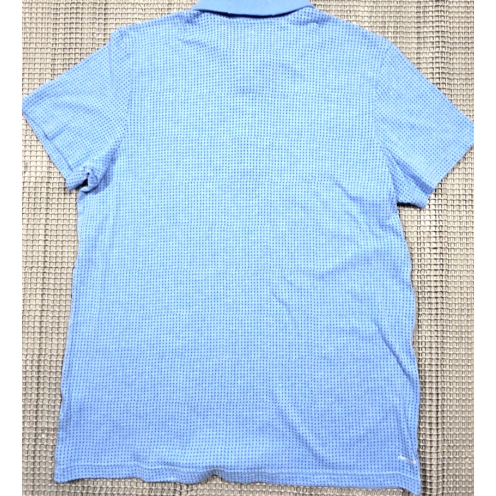 Adidas Adidas Golf Polo Shirt Men L Short Sleeve Blue Polka Dot Athletic Fit Size US L / EU 52-54 / 3 - 6 Thumbnail