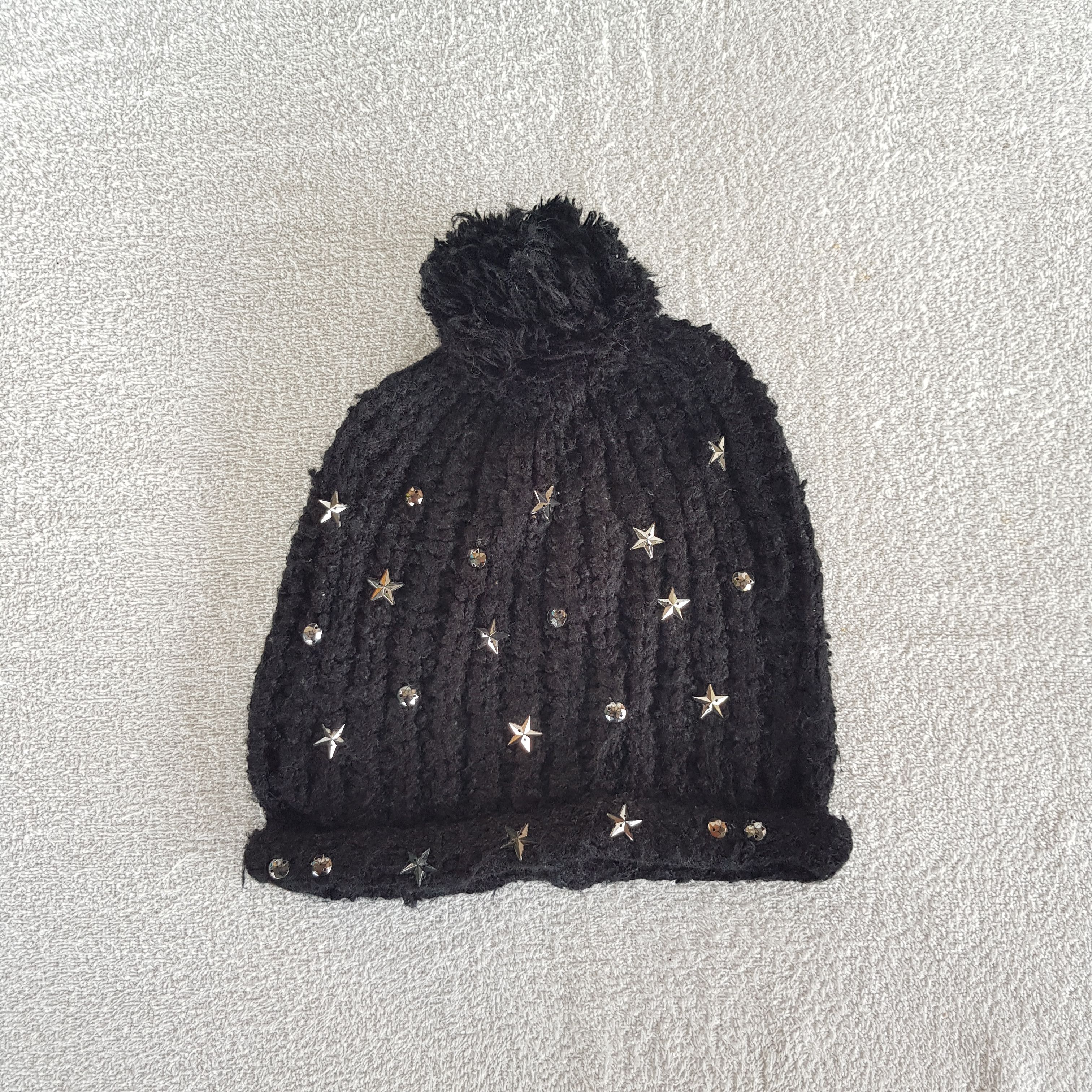 Japanese Brand Vintage Japanese Beanie Crochet Pom Pom Snow Caps Hats. Size ONE SIZE - 5 Thumbnail