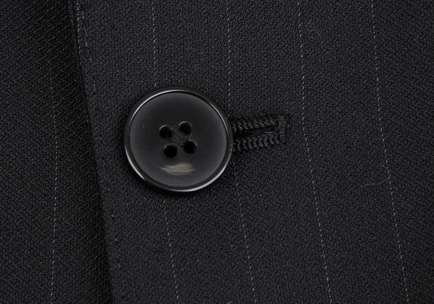 Dolce & Gabbana Martini Pinstripe Narrow Lapel Wool Jacket Black 44 Size US S / EU 44-46 / 1 - 4 Thumbnail